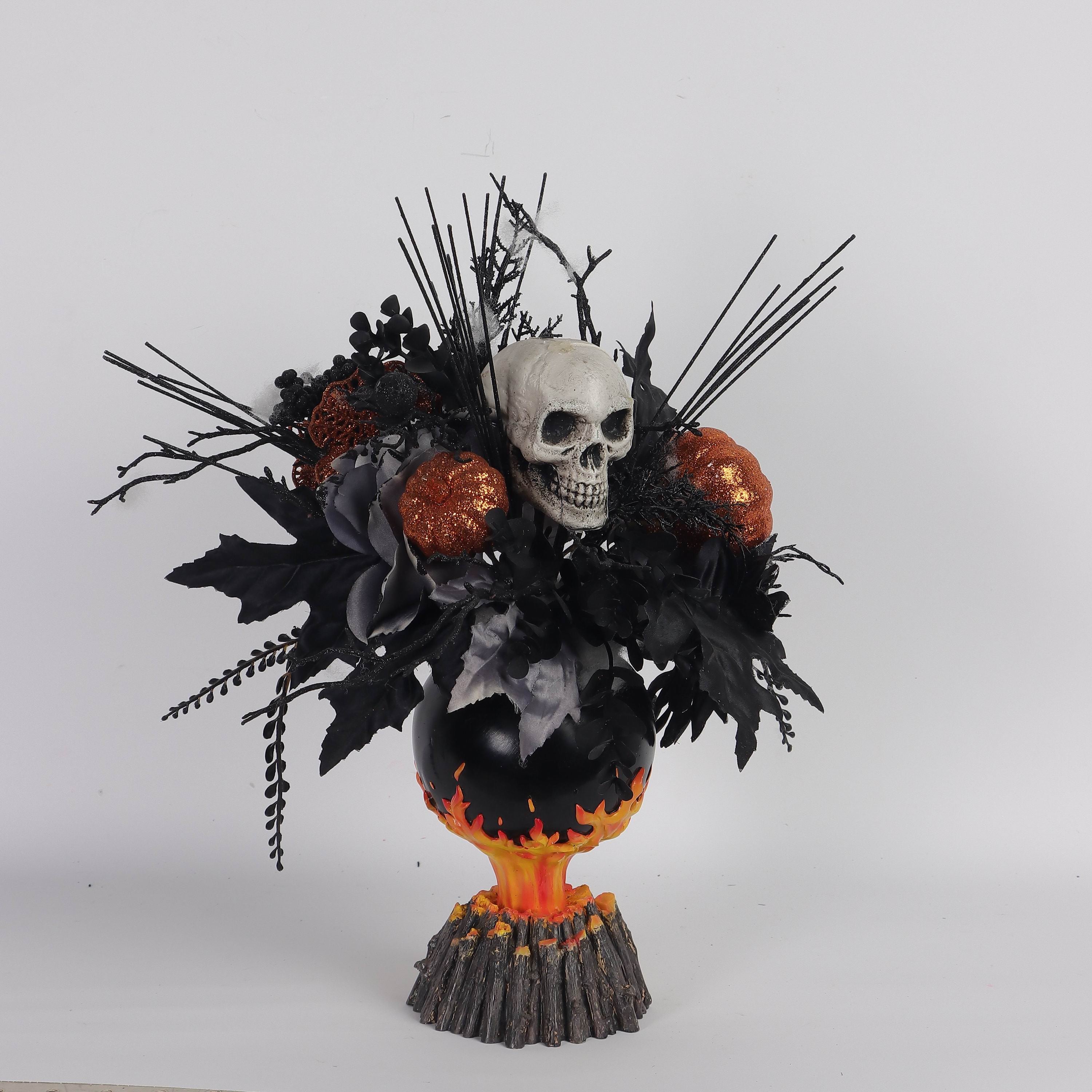 16"H. Halloween Table Top Floral Arrangement