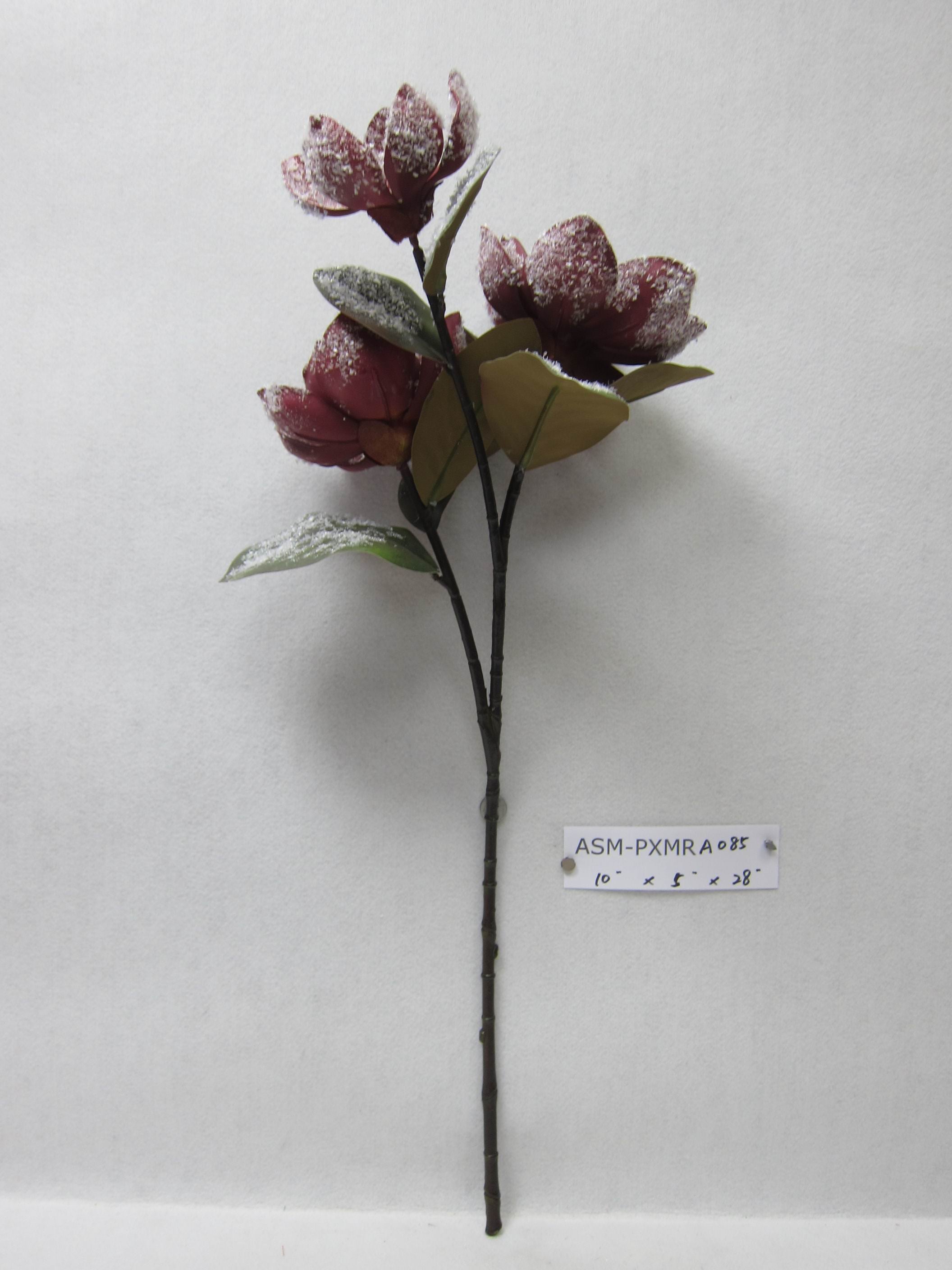 28"H Burgundy Floral Pick