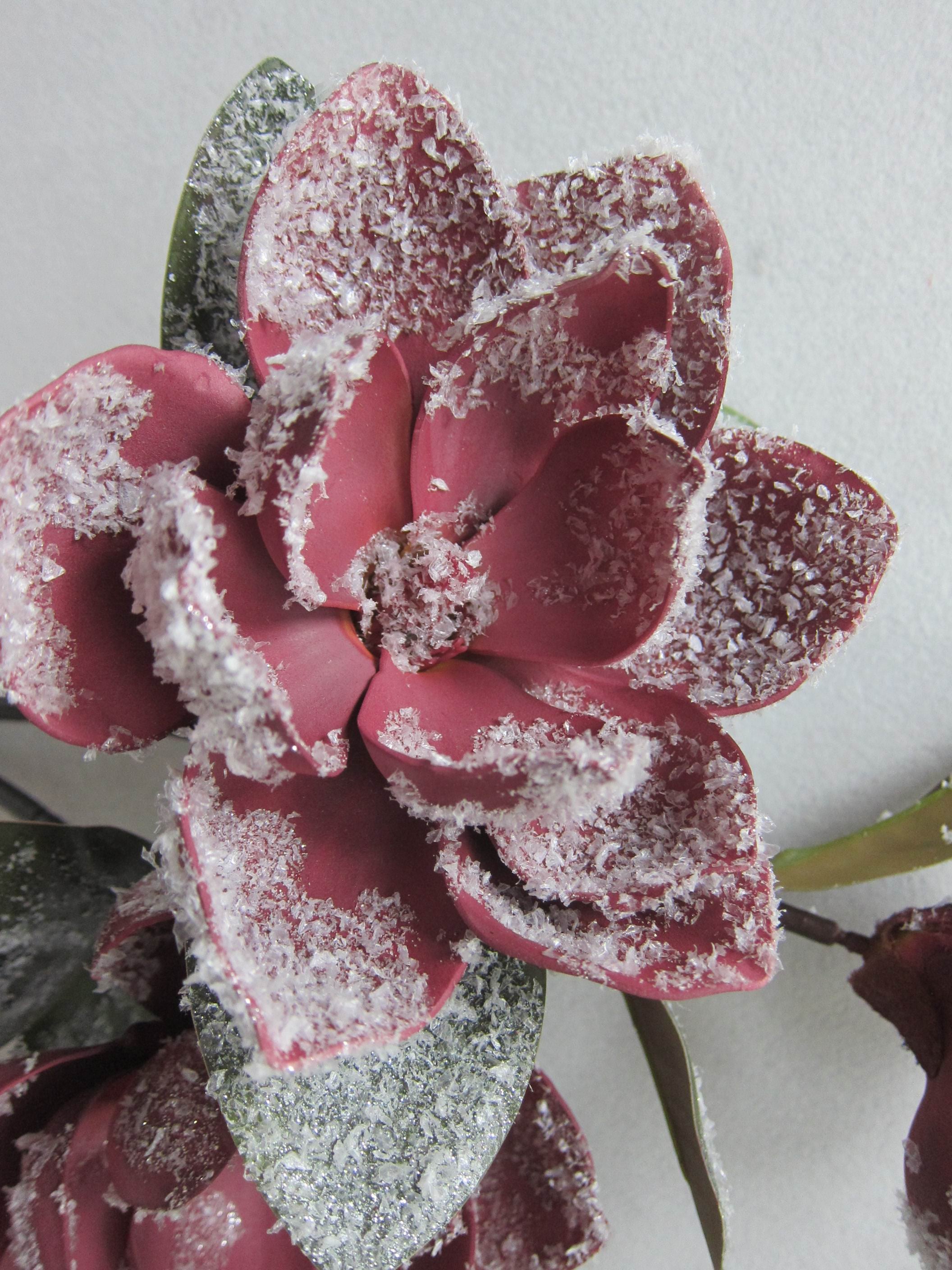 28"H Burgundy Floral Pick