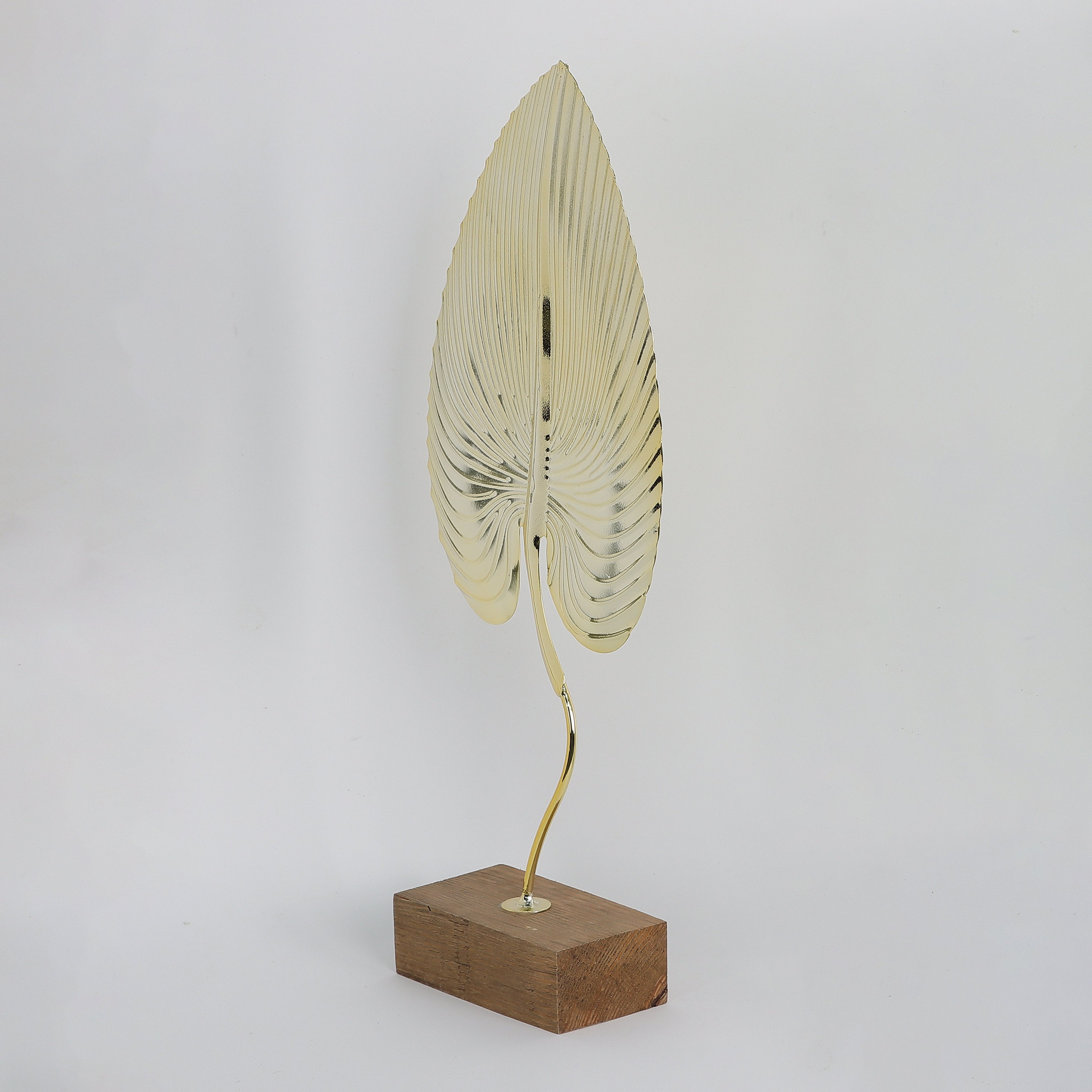 18.5INCH Metal golden leaf decoration