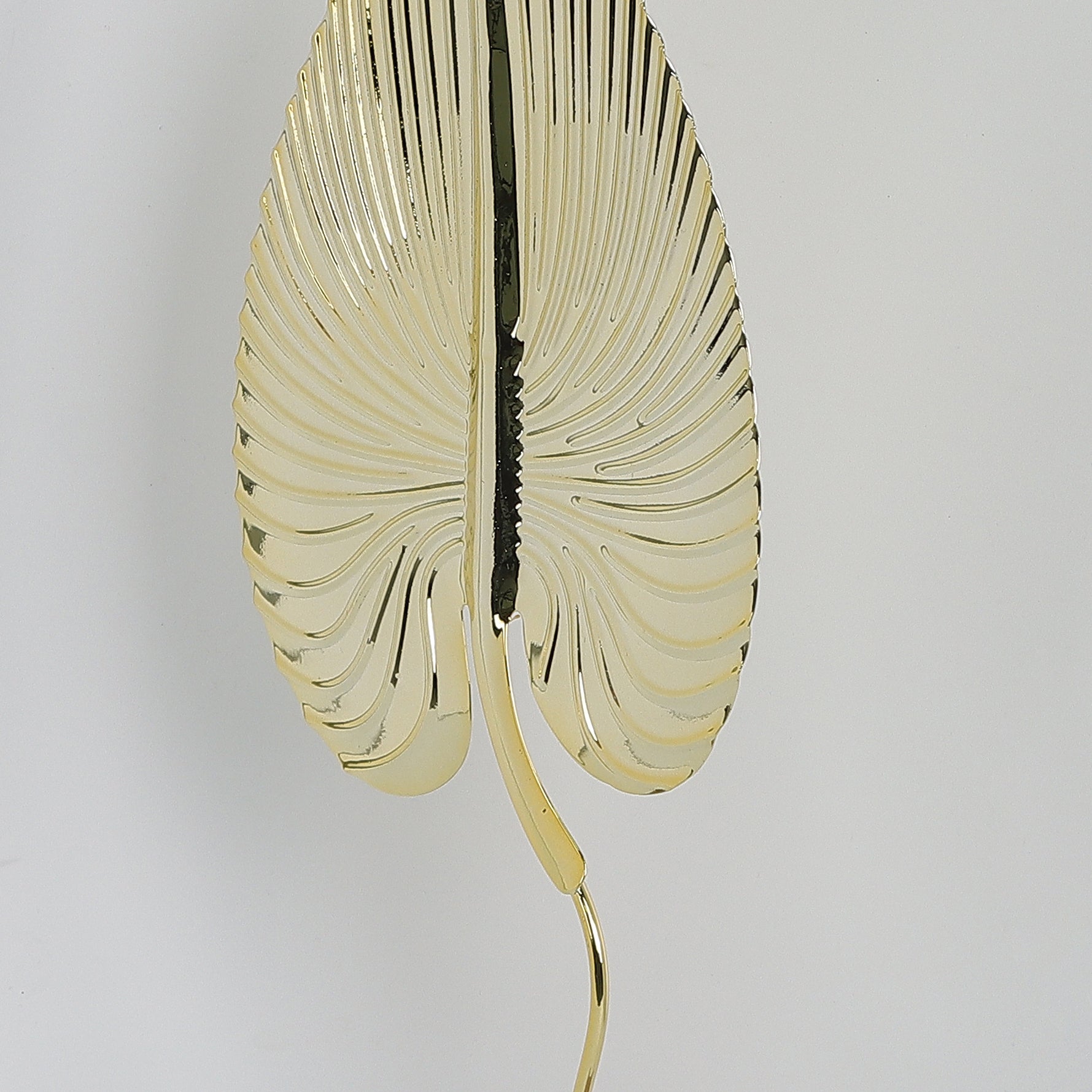 14.6INCH Metal golden leaf decoration