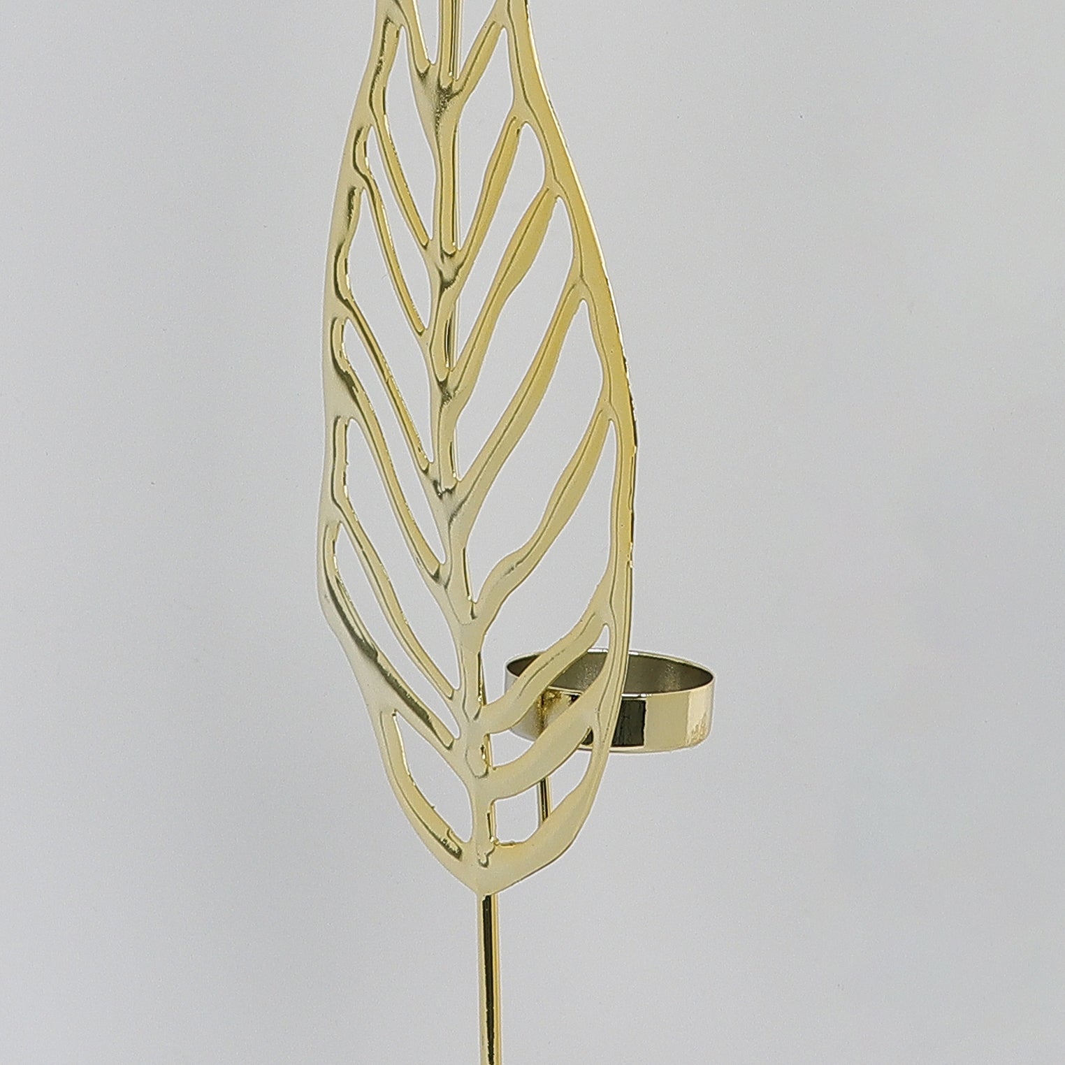 13.5INCH Metal golden leaf decoration