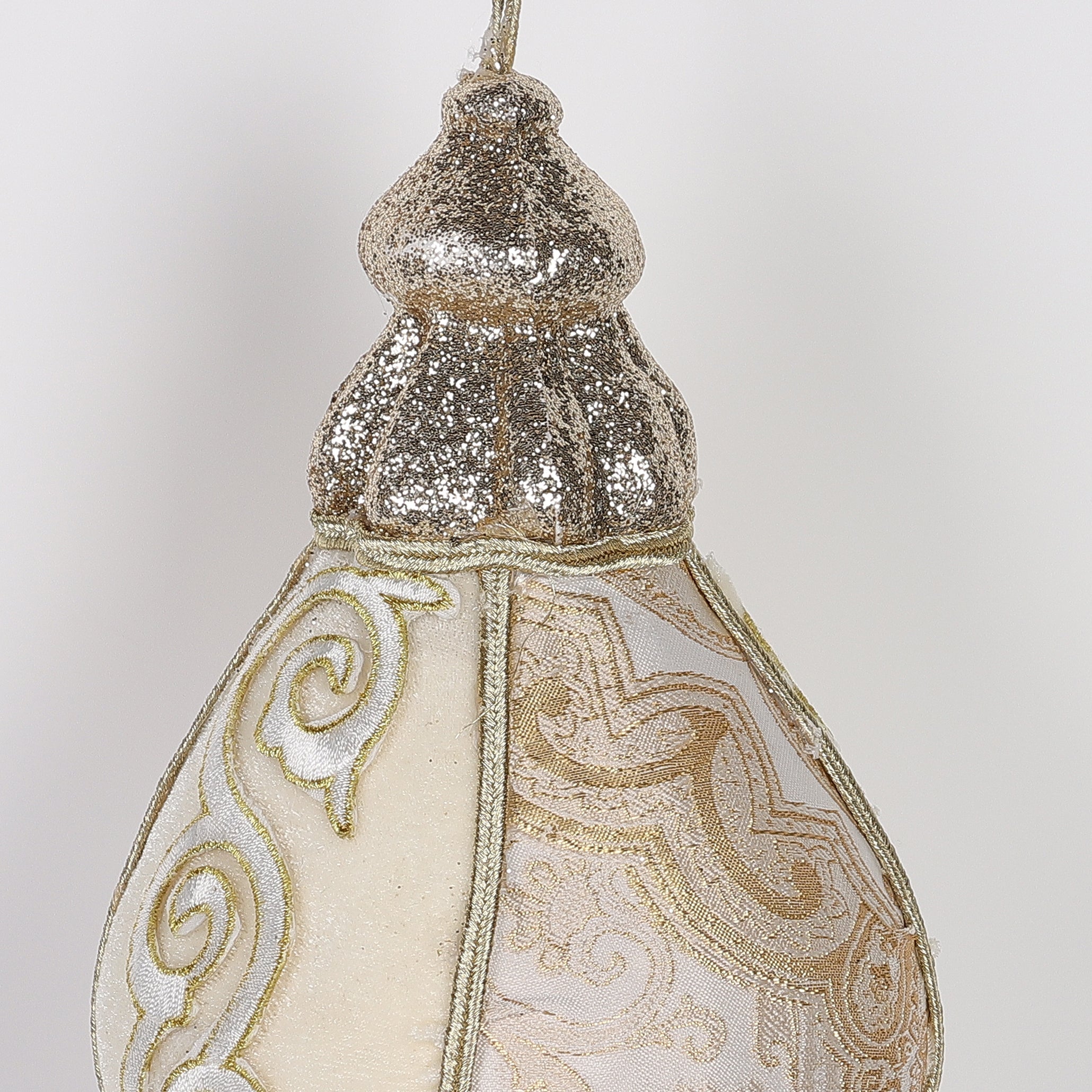 4.728 X 4.728 X 8.274"H GOLD FINIAL ORNAMENT