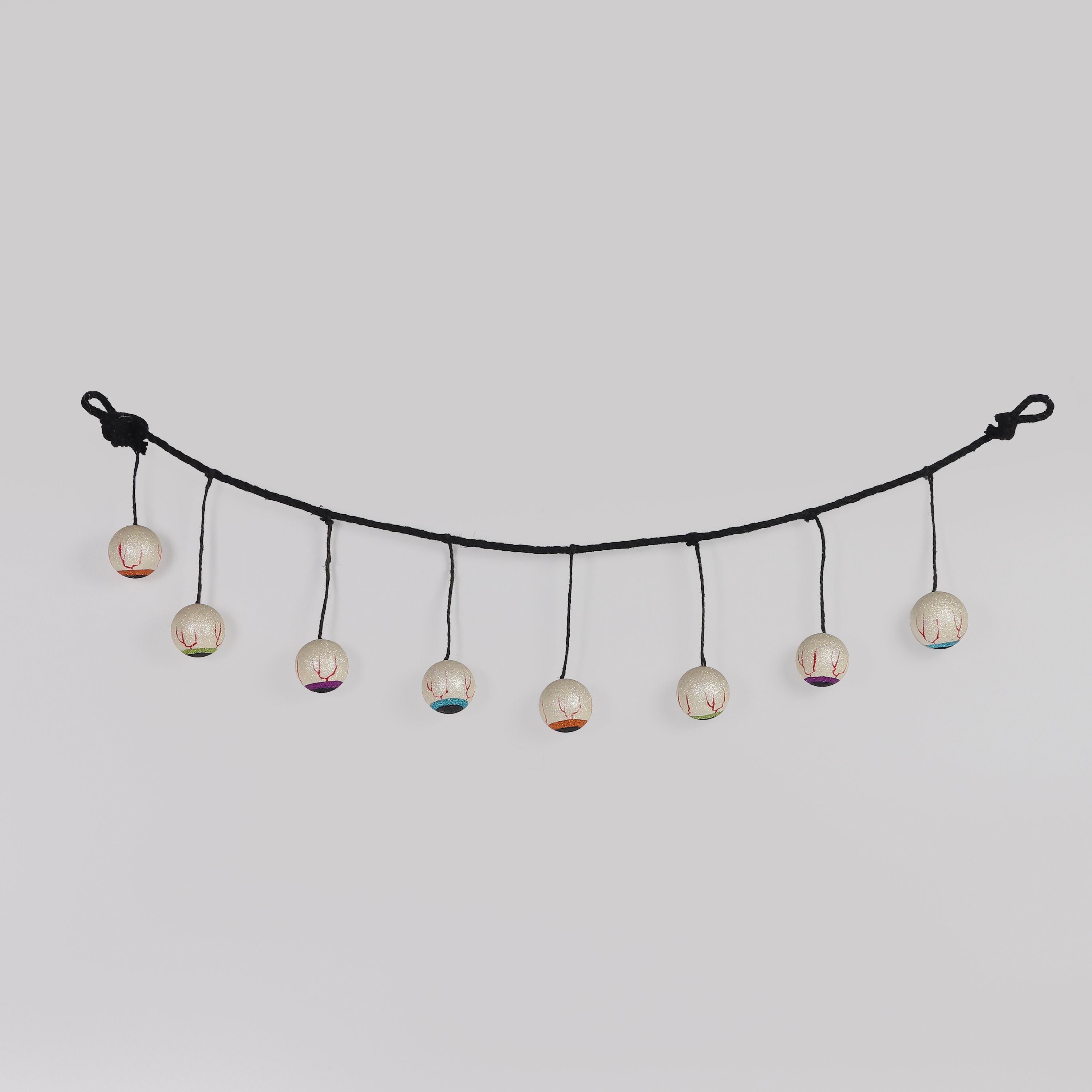 45"L. Halloween Eyes Long Garland