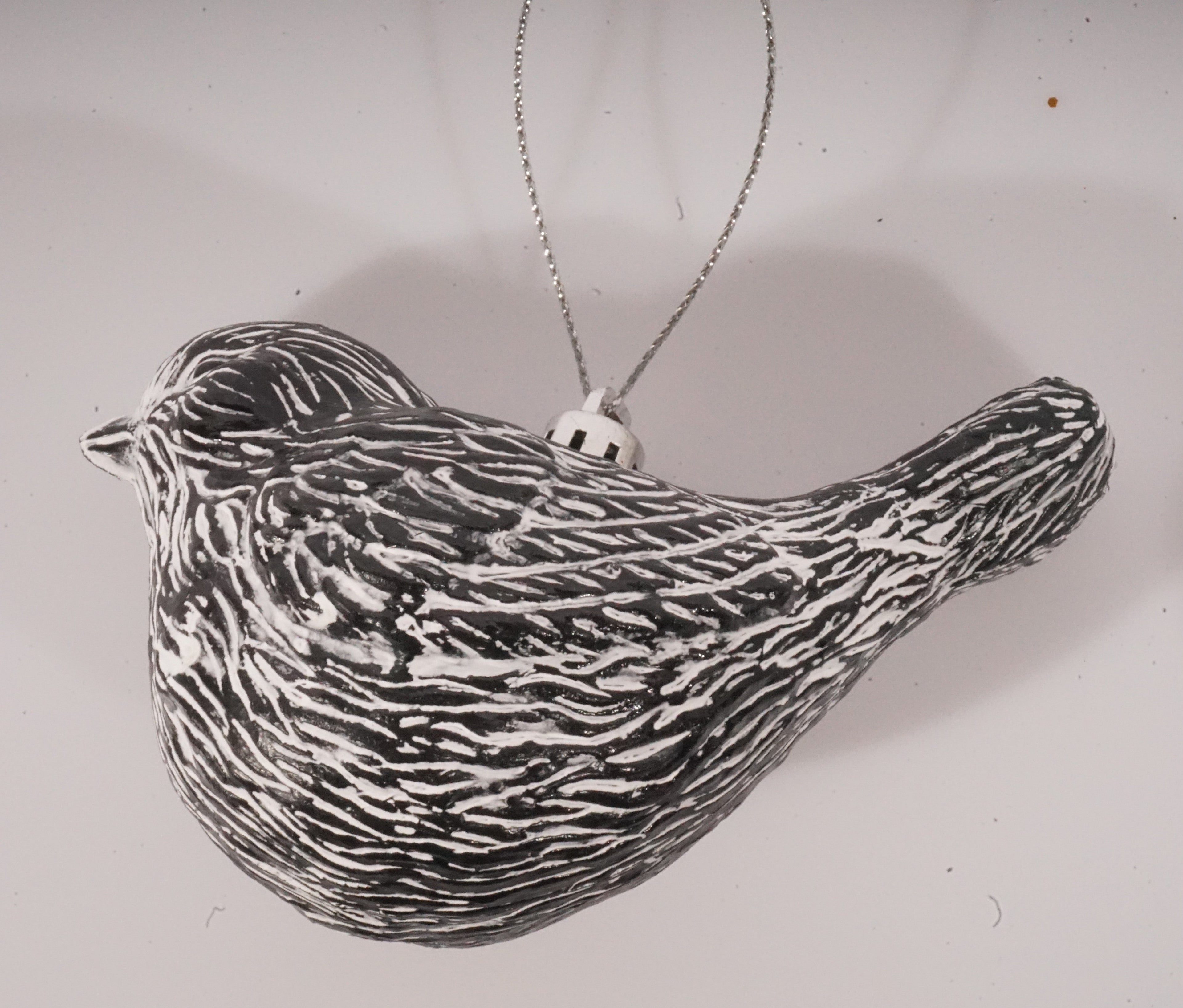 3” Plastic Bird Ornament set of 2