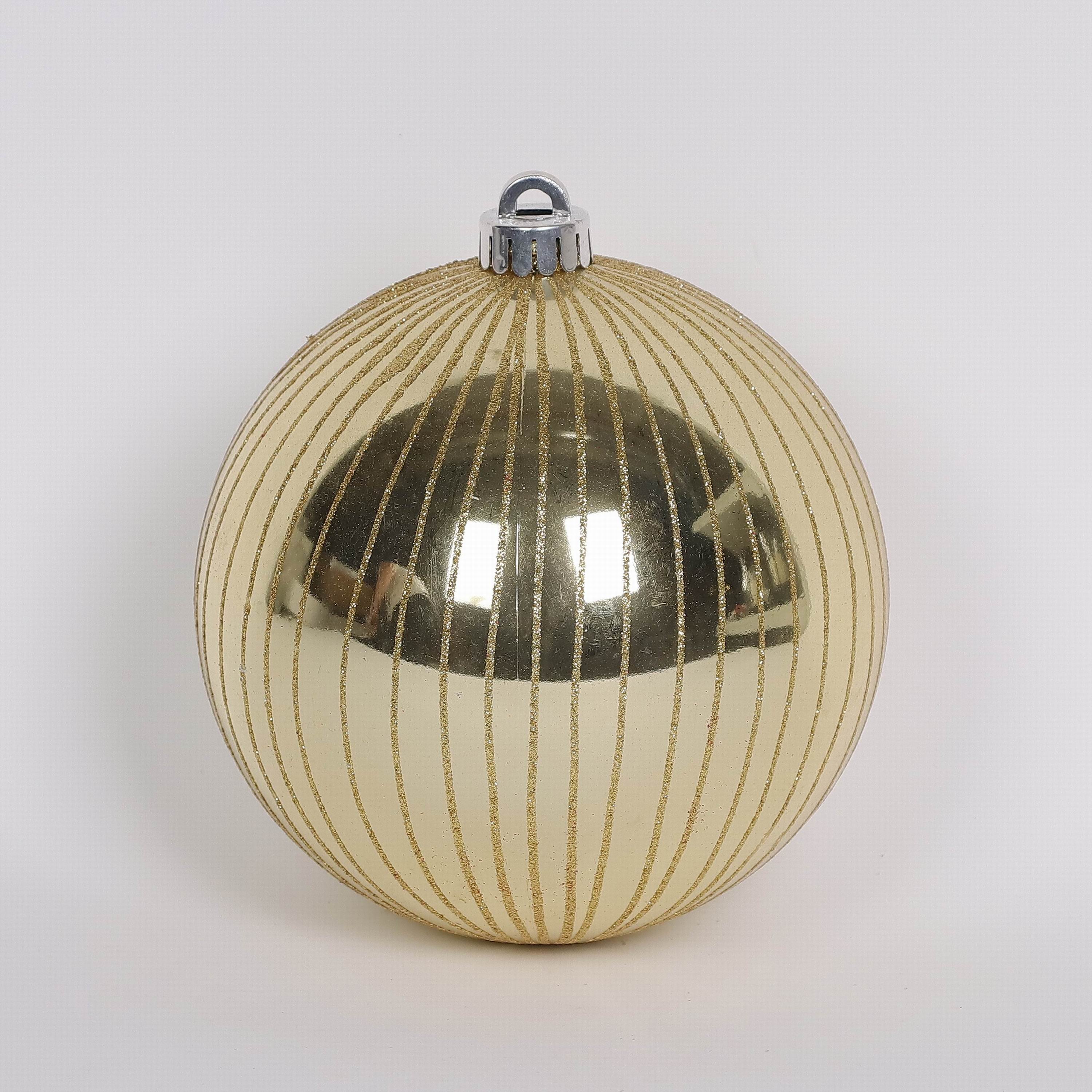 1 pcs Shatterproof Ornament - Gold
