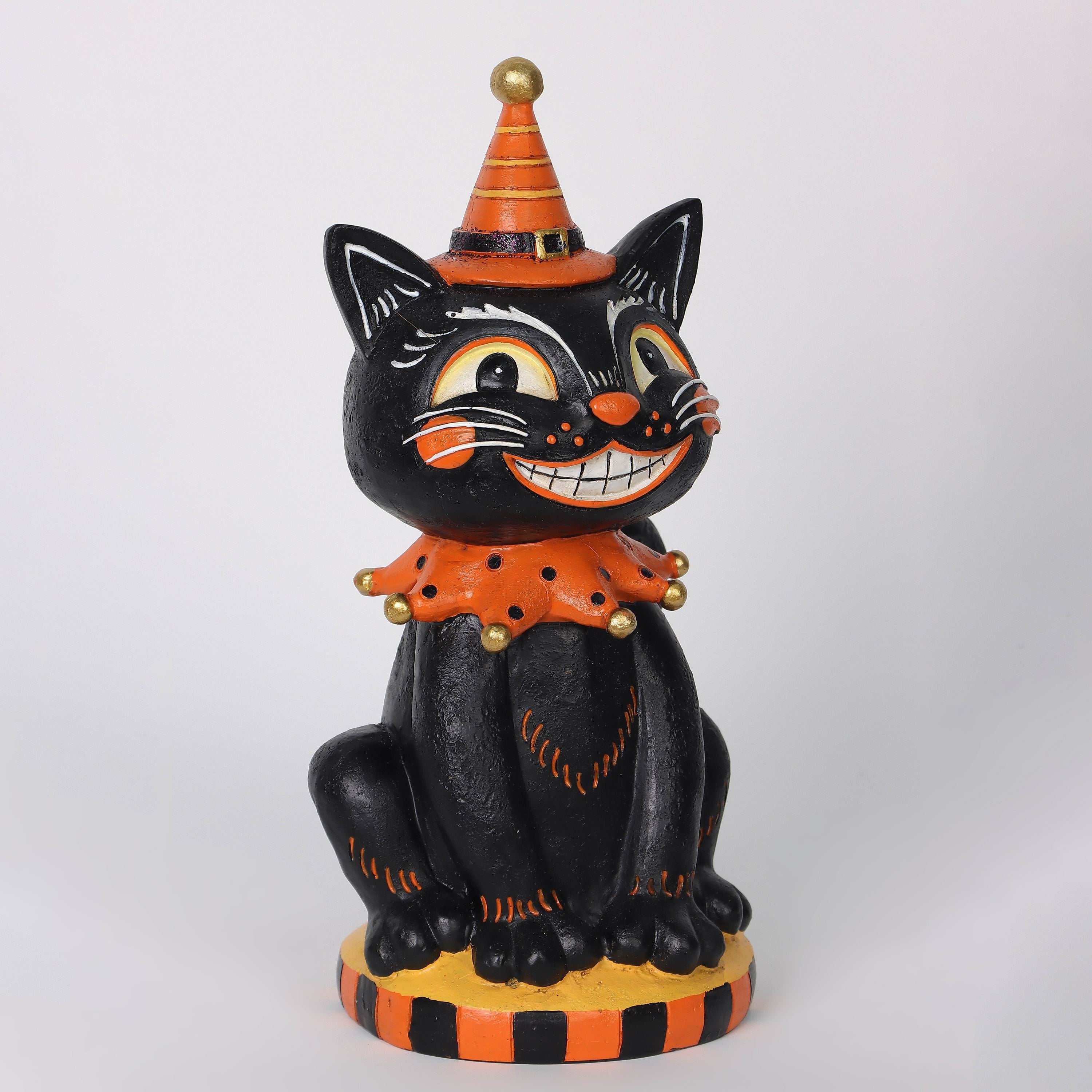 10" Halloween Table Top Cat