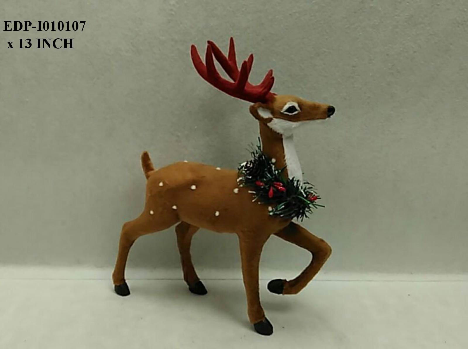 13.0" Natural Standing Reindeer