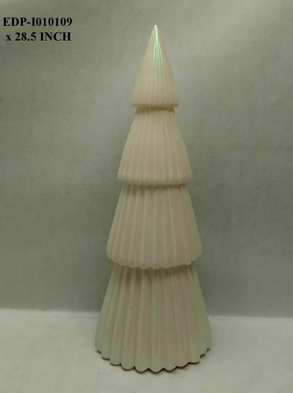 28.5" Ceramic White Table Top Tree