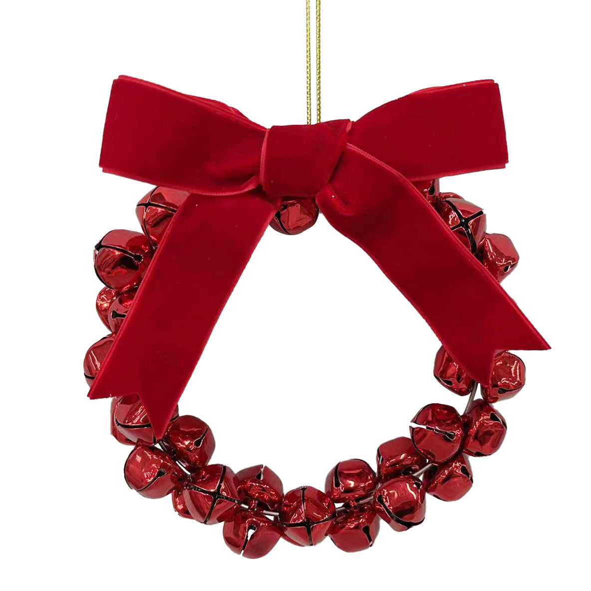 5.5" Red Bell Wreath Ornament