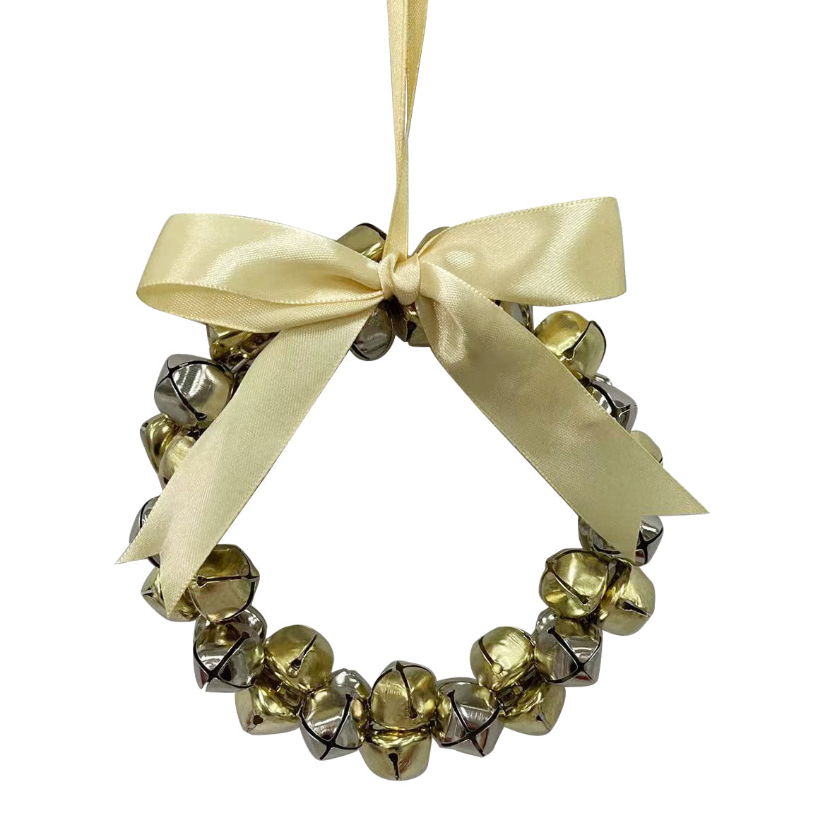 5.5" Gold Bell Wreath Ornament