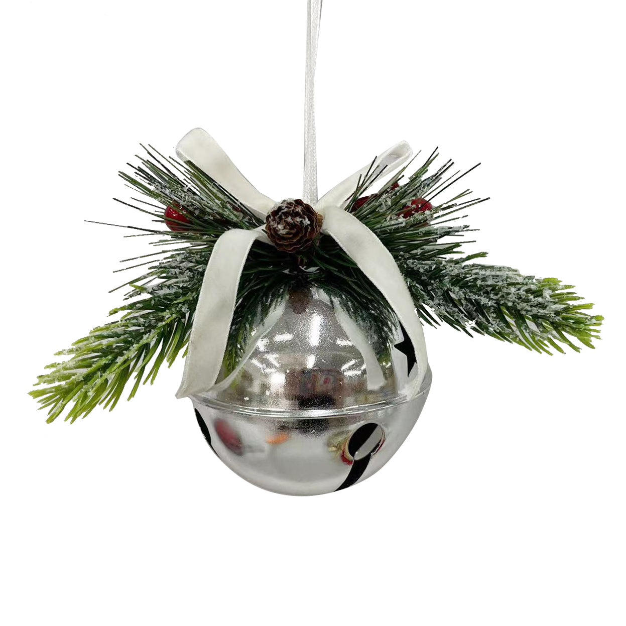 4” Shiny Silver Bell