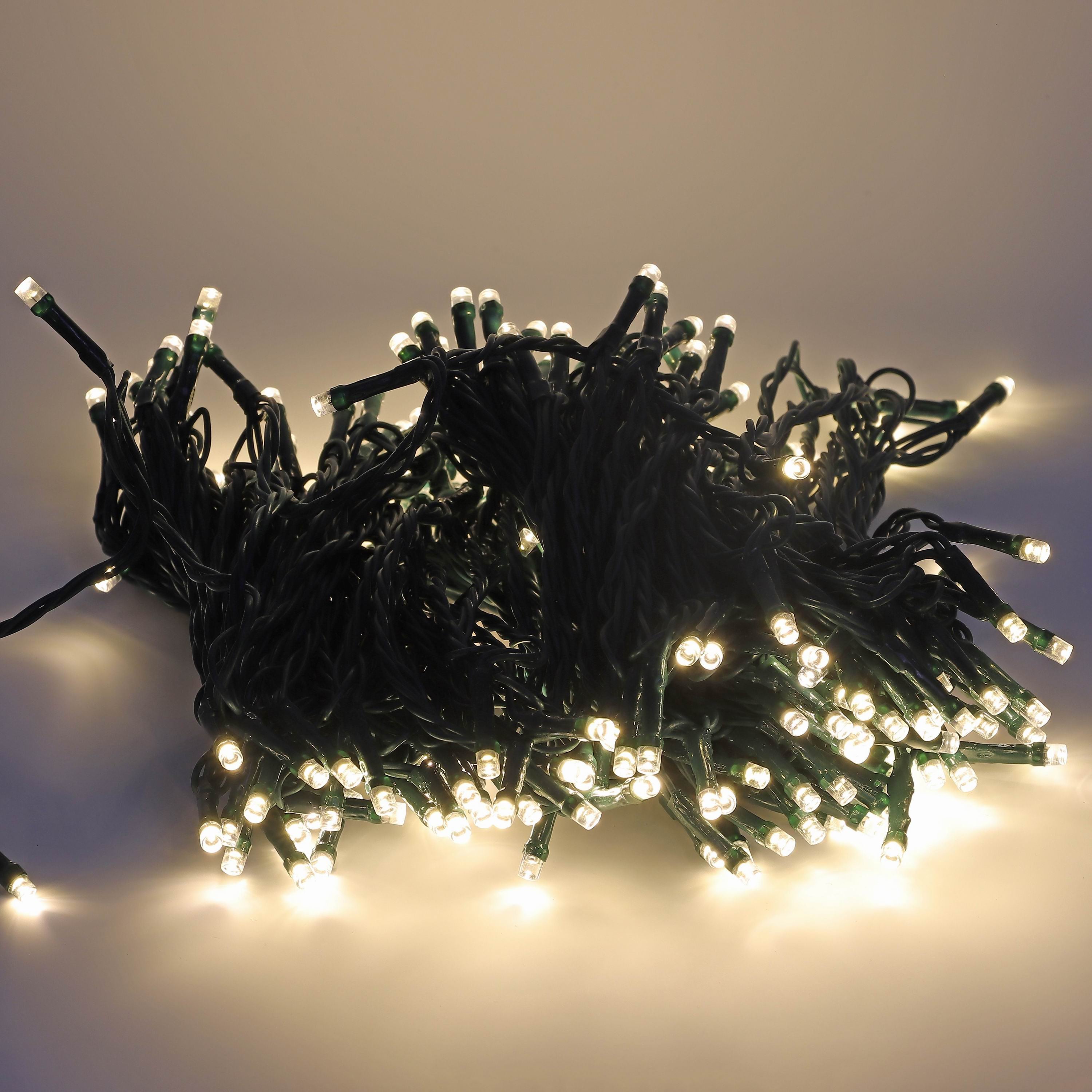 200 bulbs low voltage warm light LED  48" in length