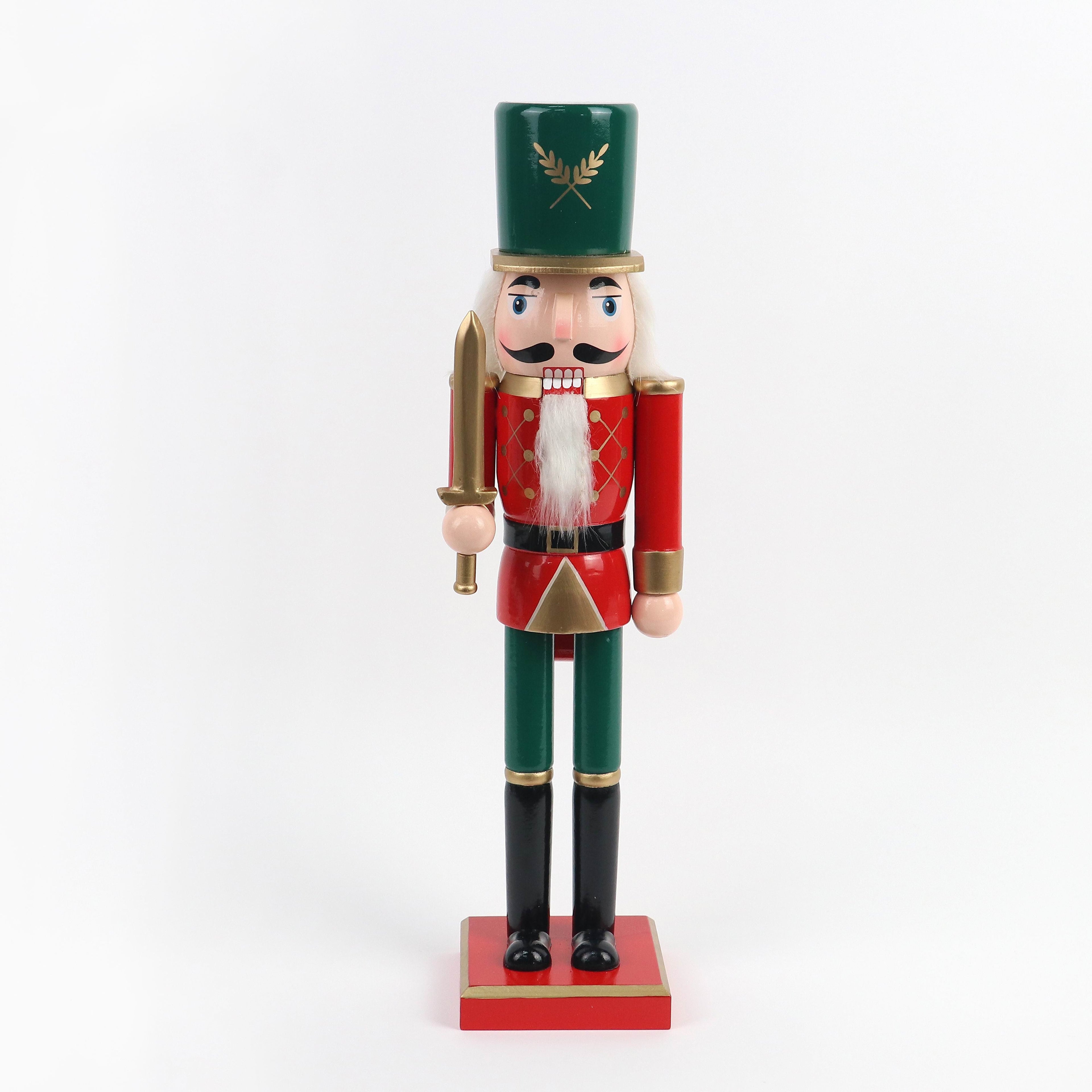 15"H Wood Nutcracker-4 ASST
