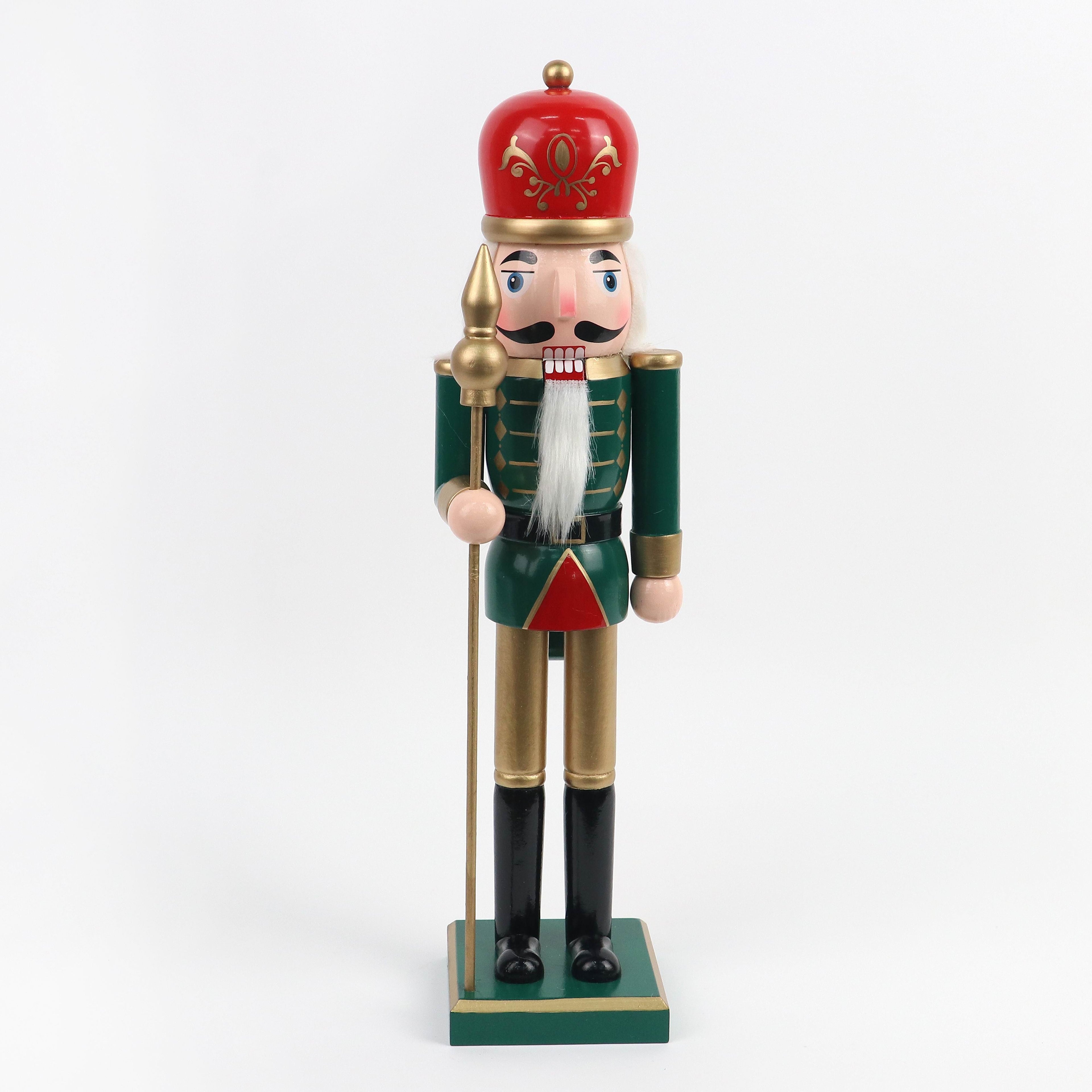 15"H Wood Nutcracker-4 ASST