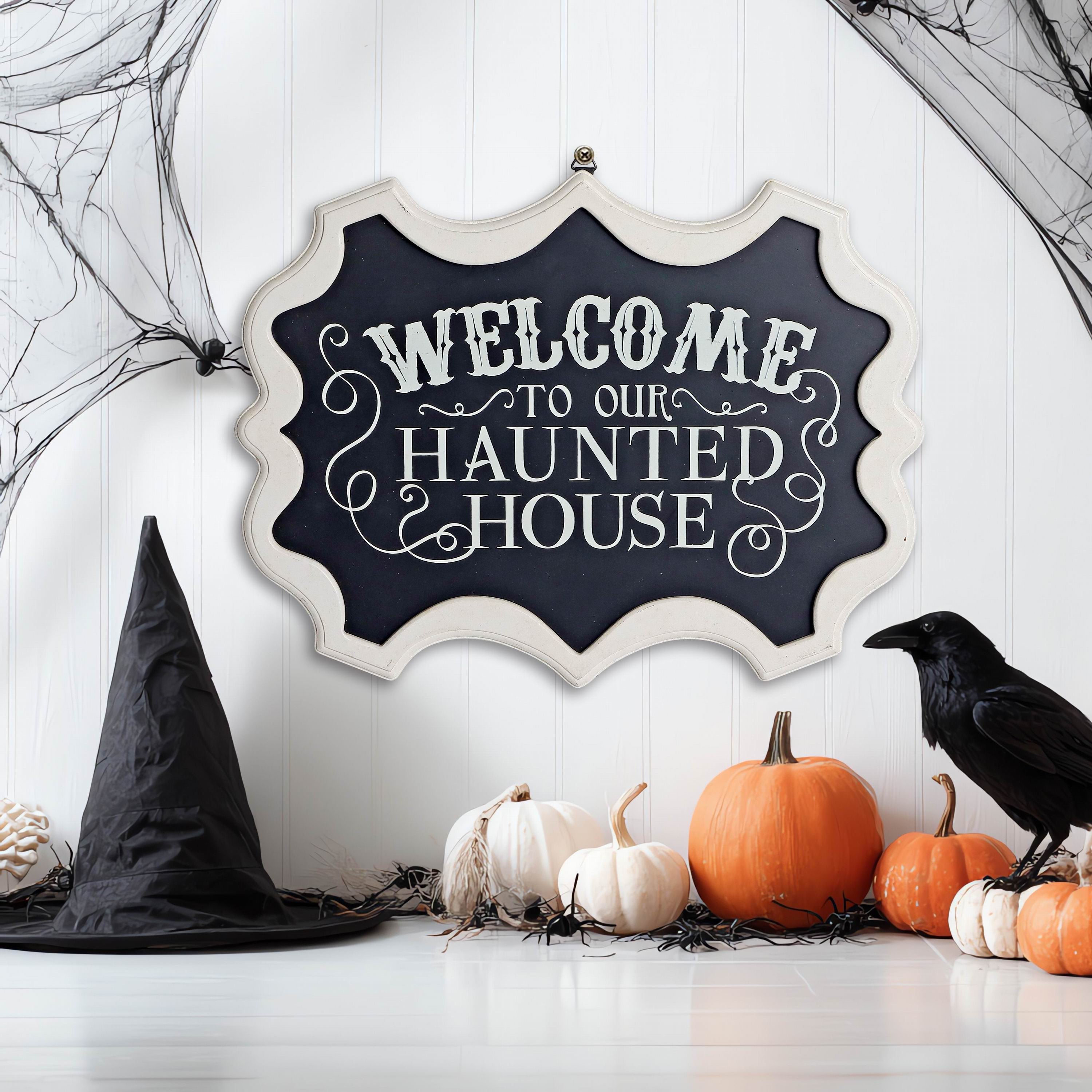 10" Halloween Wood Signage