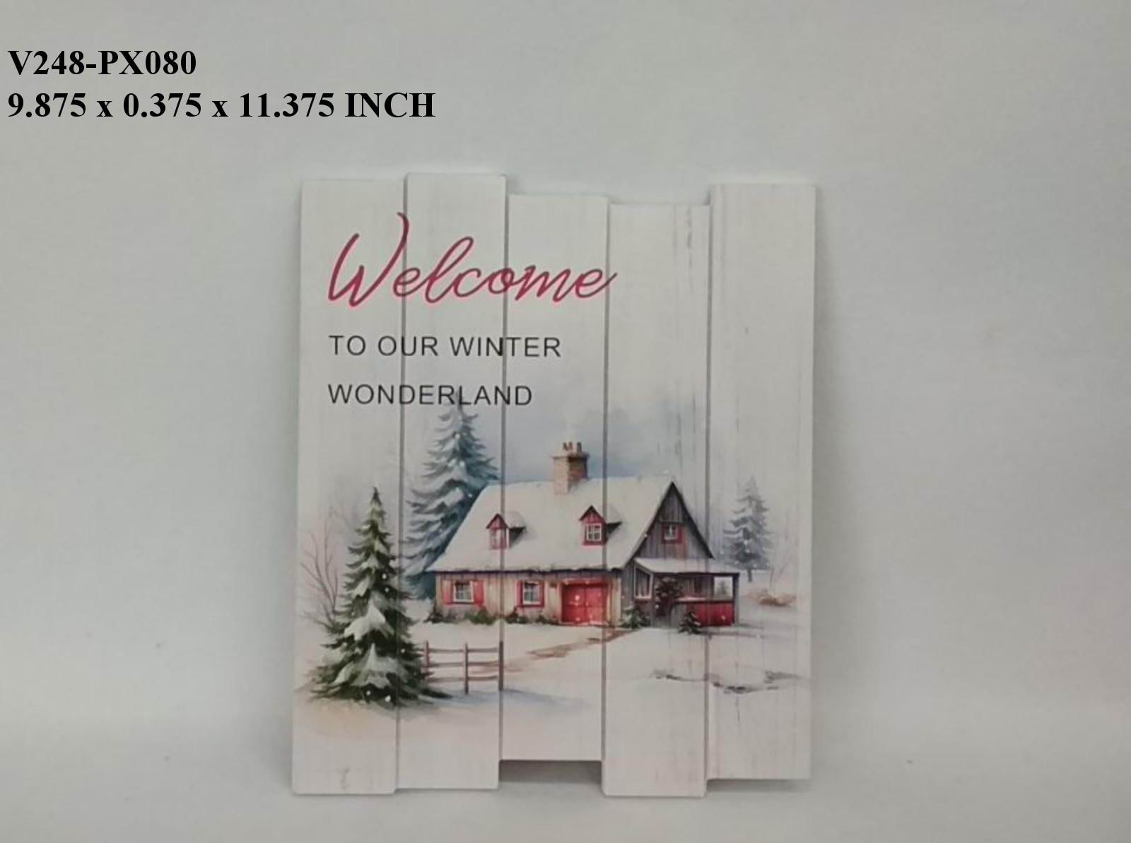 11" Wooden Christmas Signage
