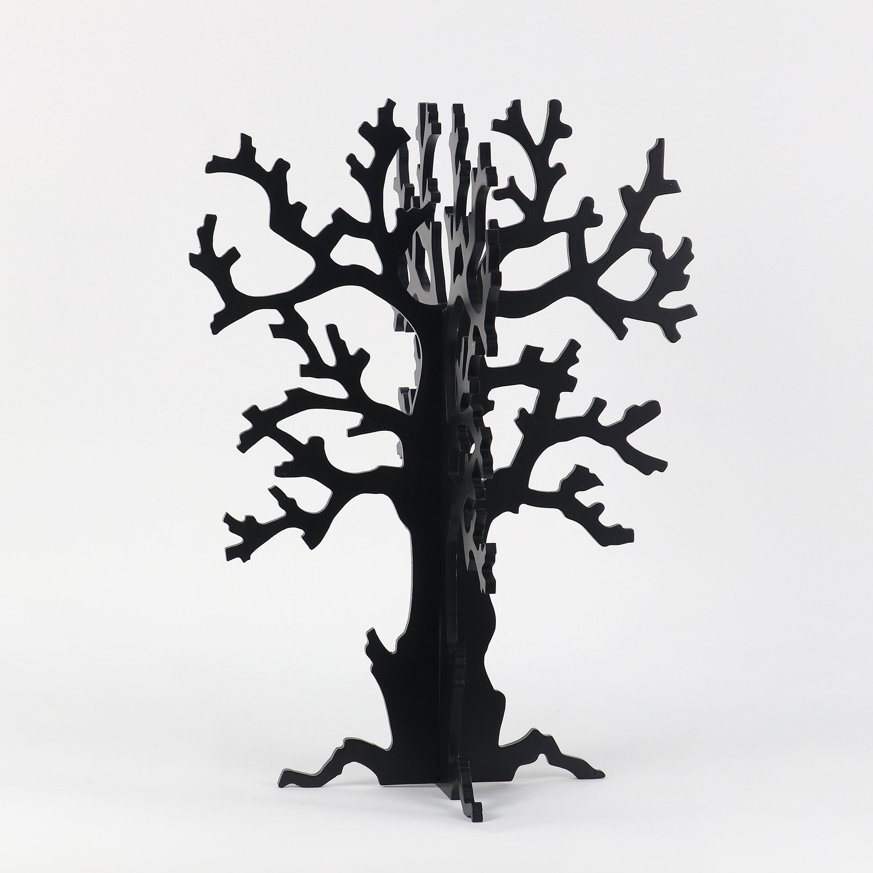 16" WOOD TREE D?COR