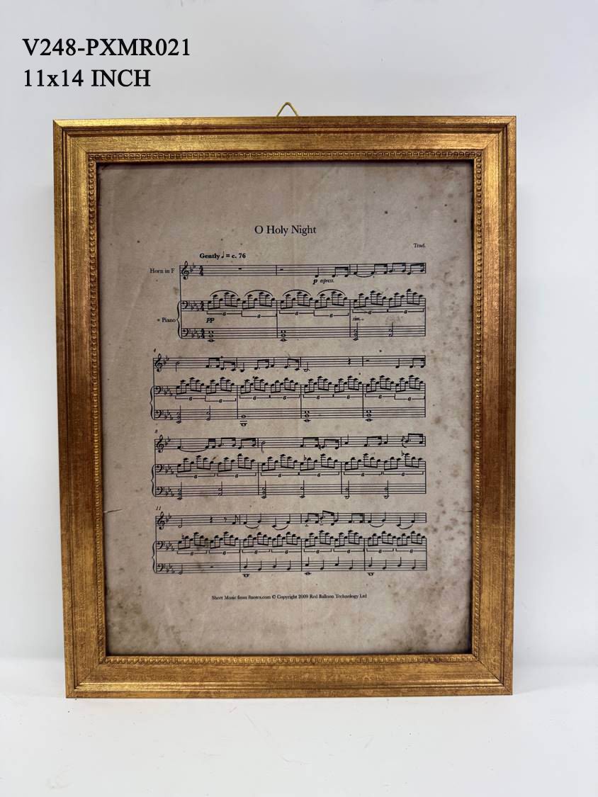 10" Wooden Frame Christmas Wall Decor