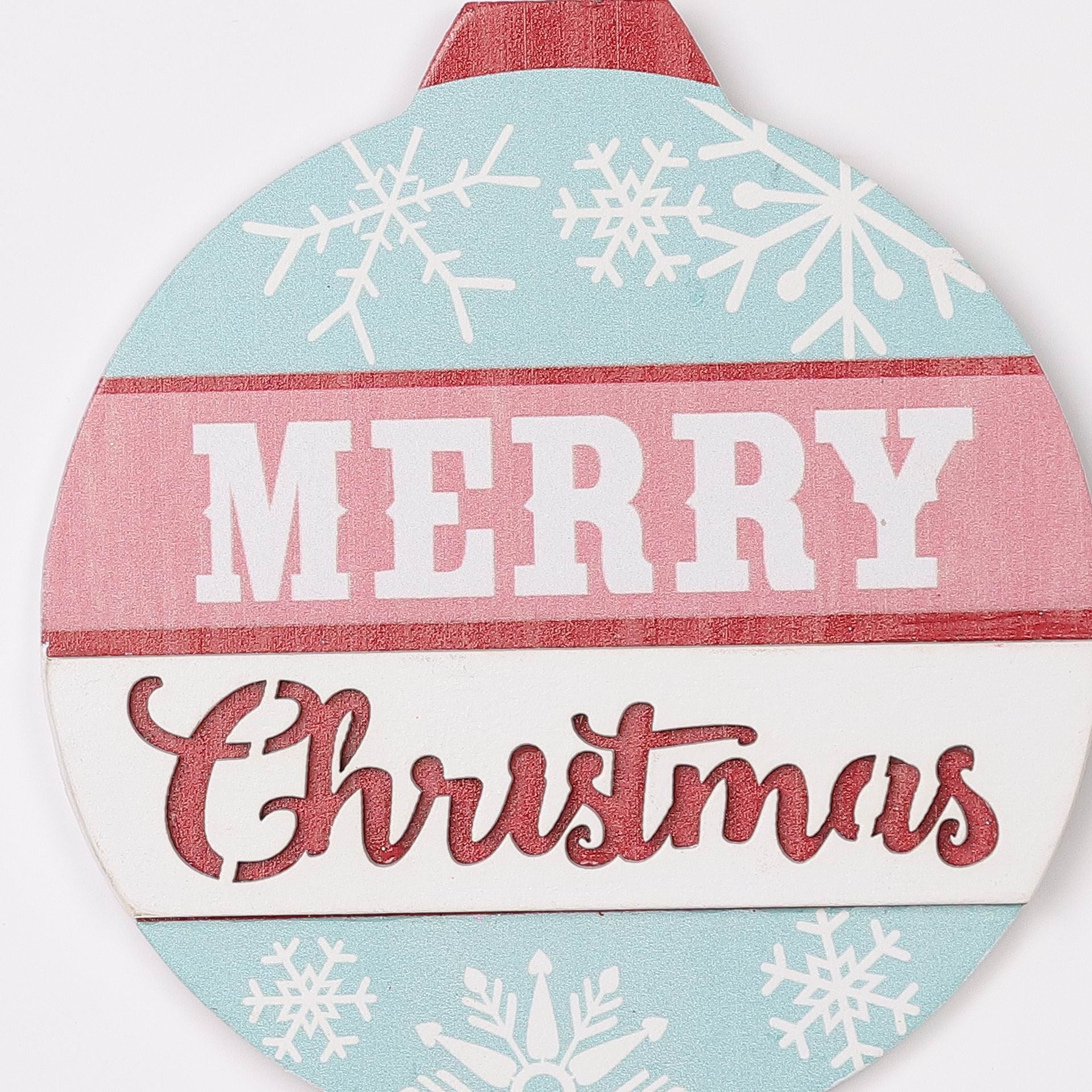 "Merry Christmas" ornament
