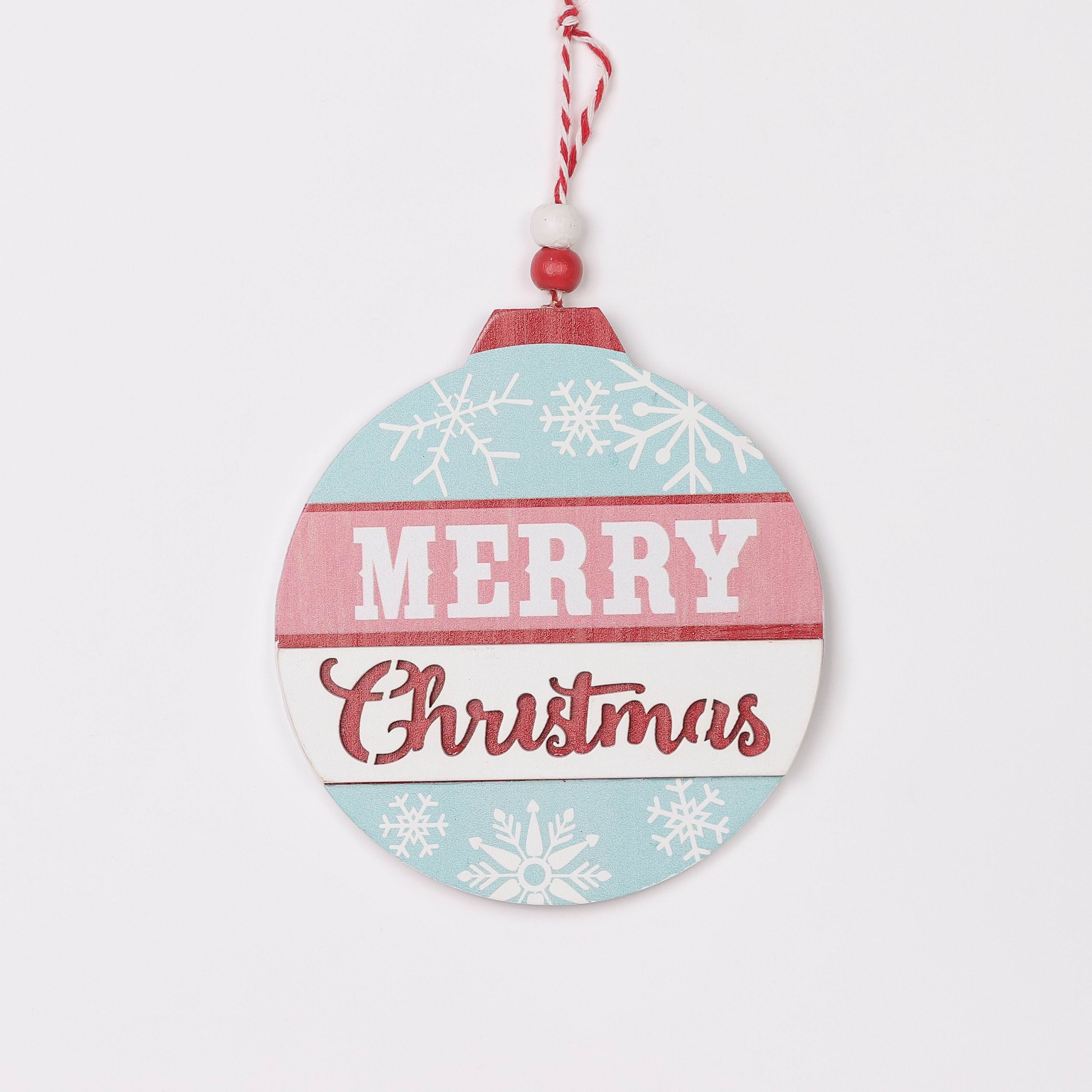 "Merry Christmas" ornament