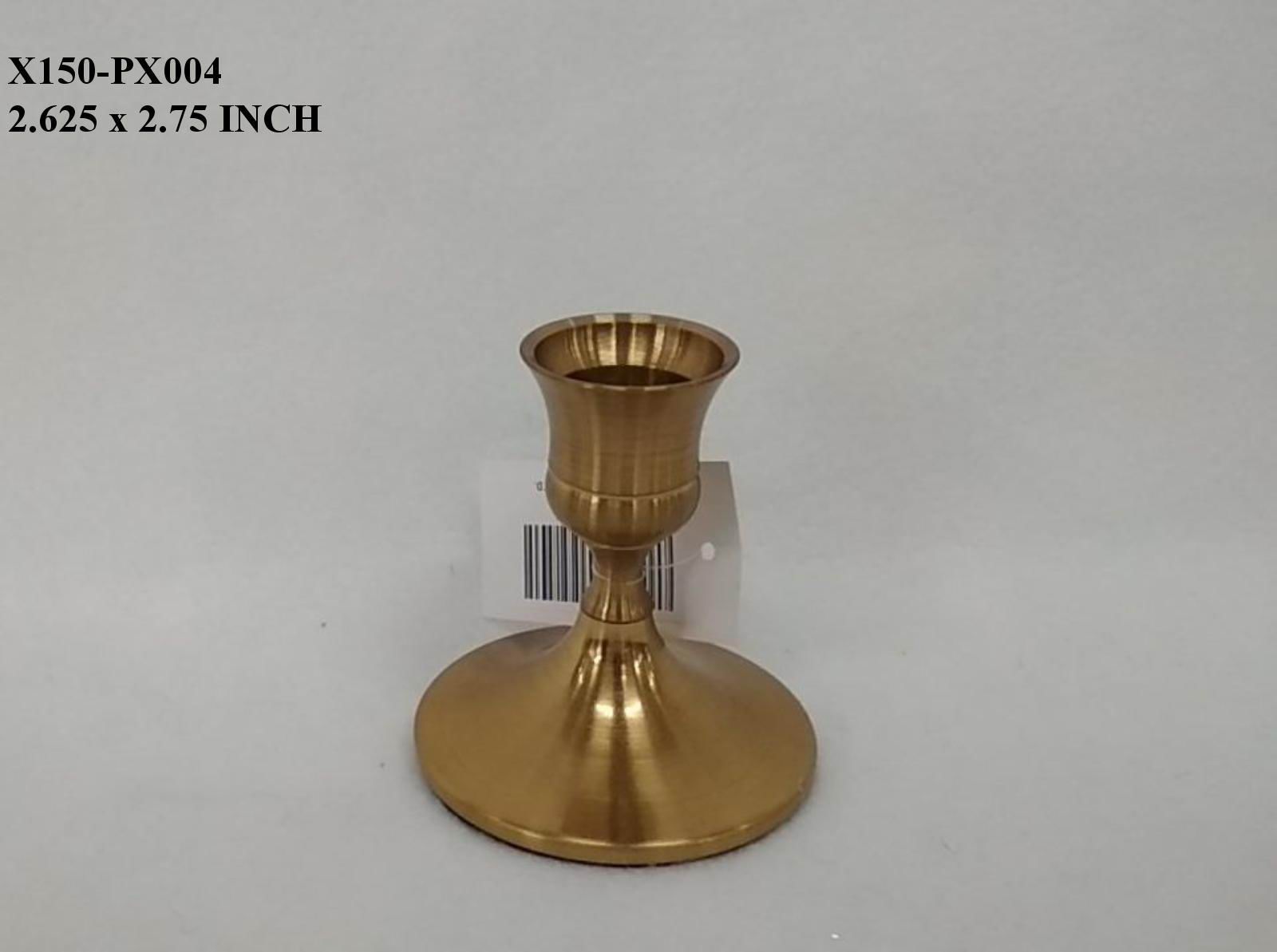 2.75" Gold Candle Holder