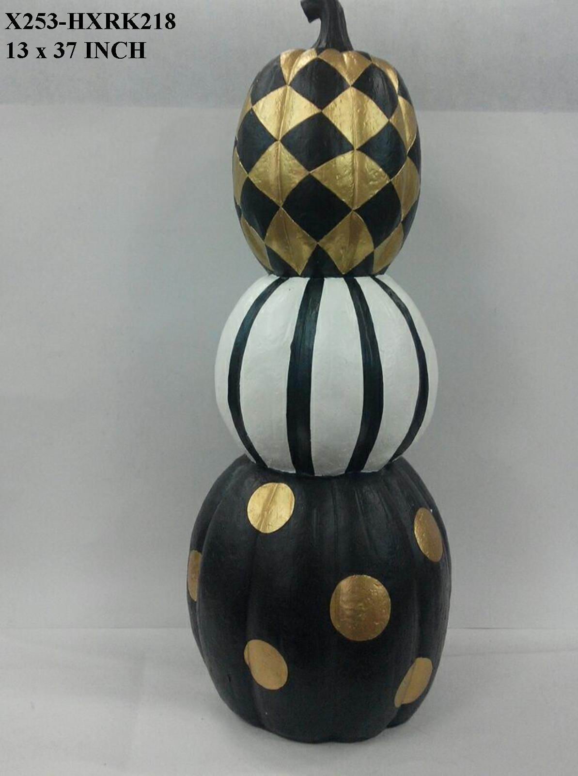 37"H. Halloween Pumpkins