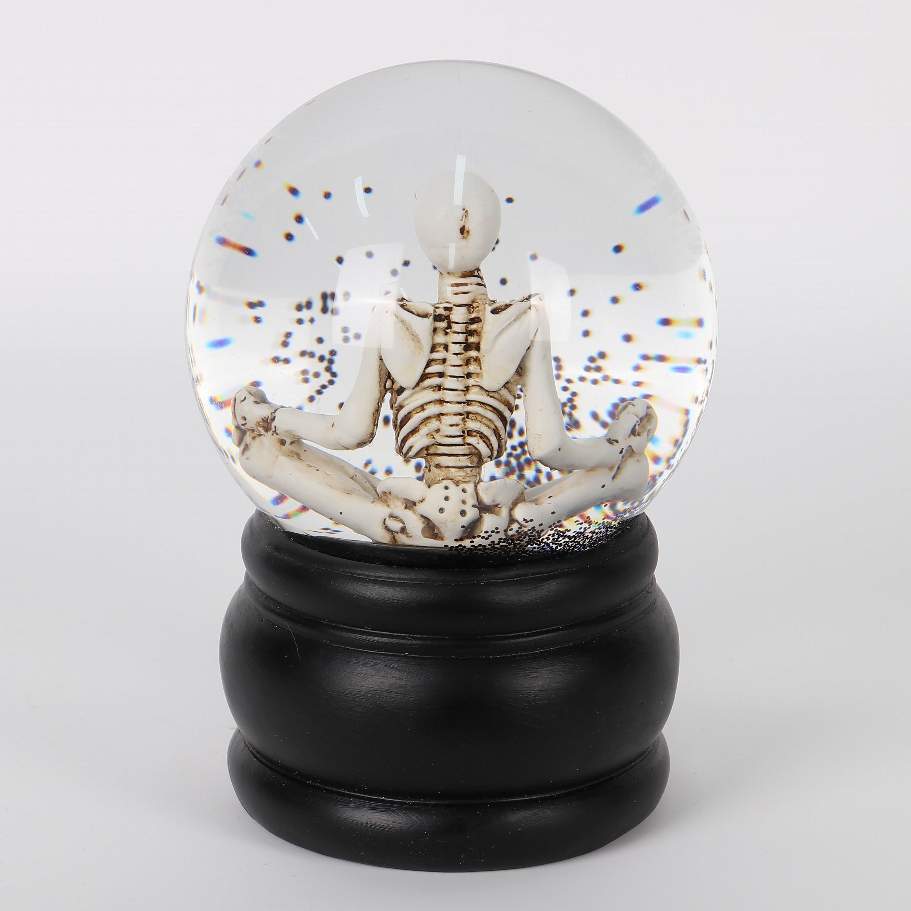 100mm HALLOWEEN SKELETON WATERGLOBE