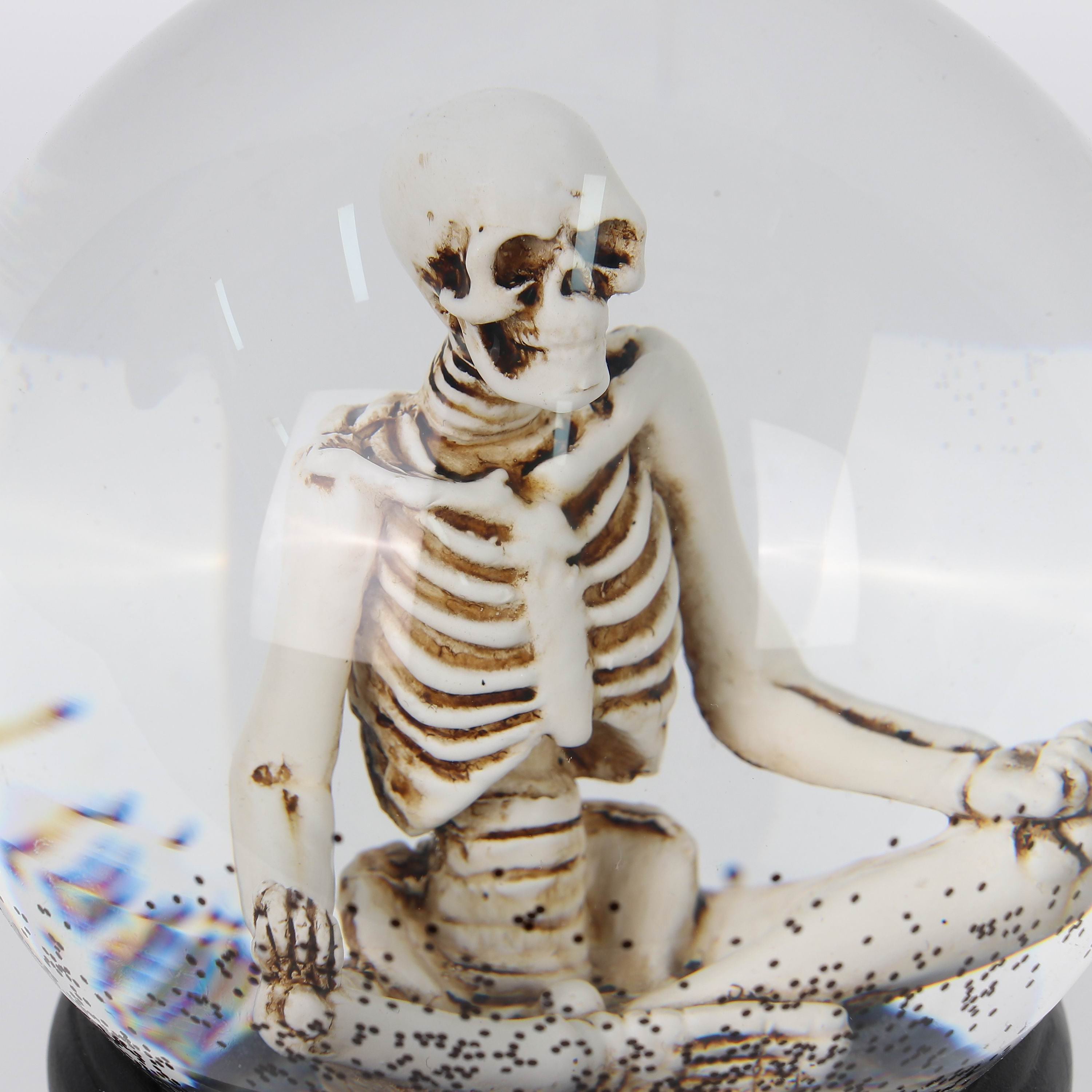 100mm HALLOWEEN SKELETON WATERGLOBE