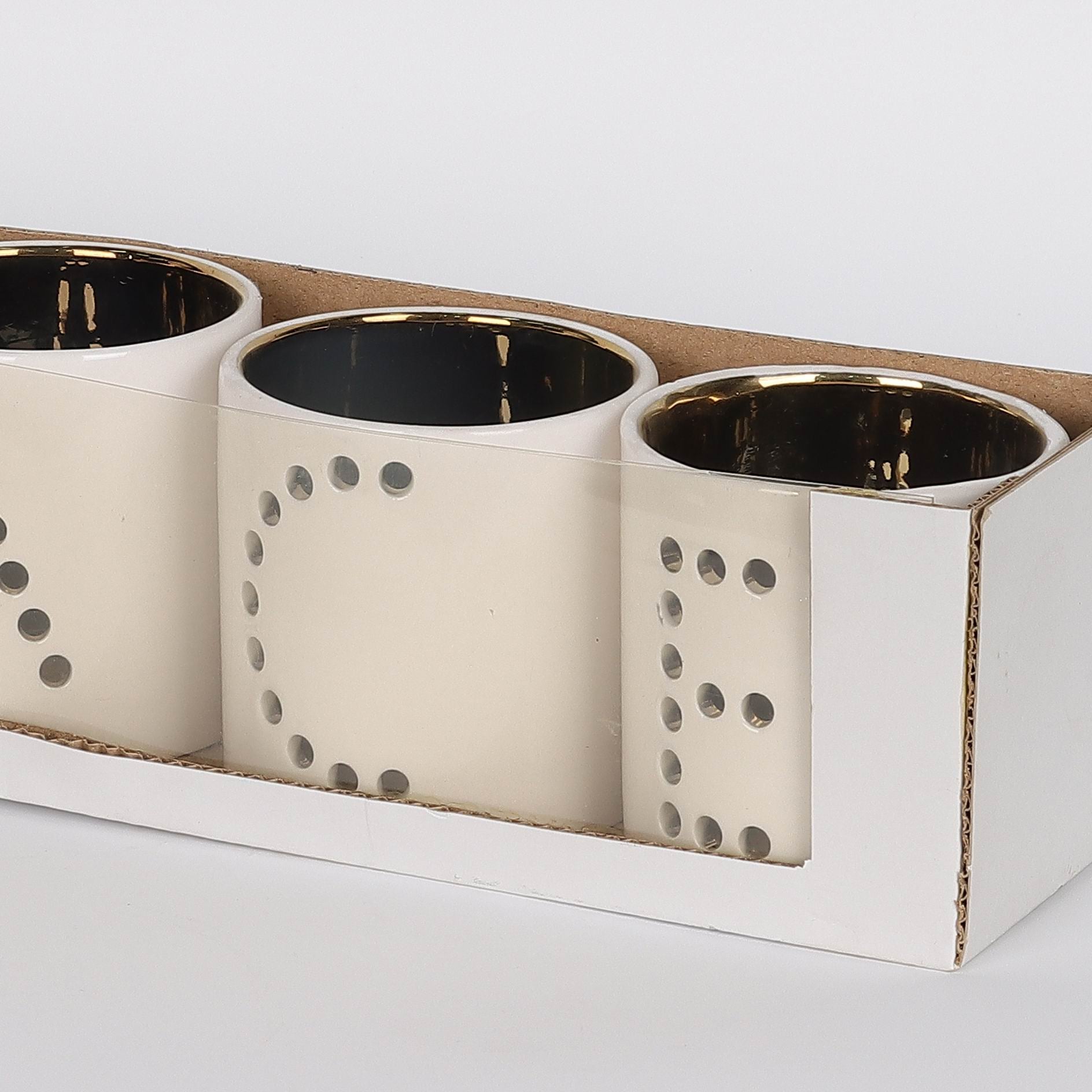15.5 X 3.25 X 3.25"H PEACE CANDLE HOLDER