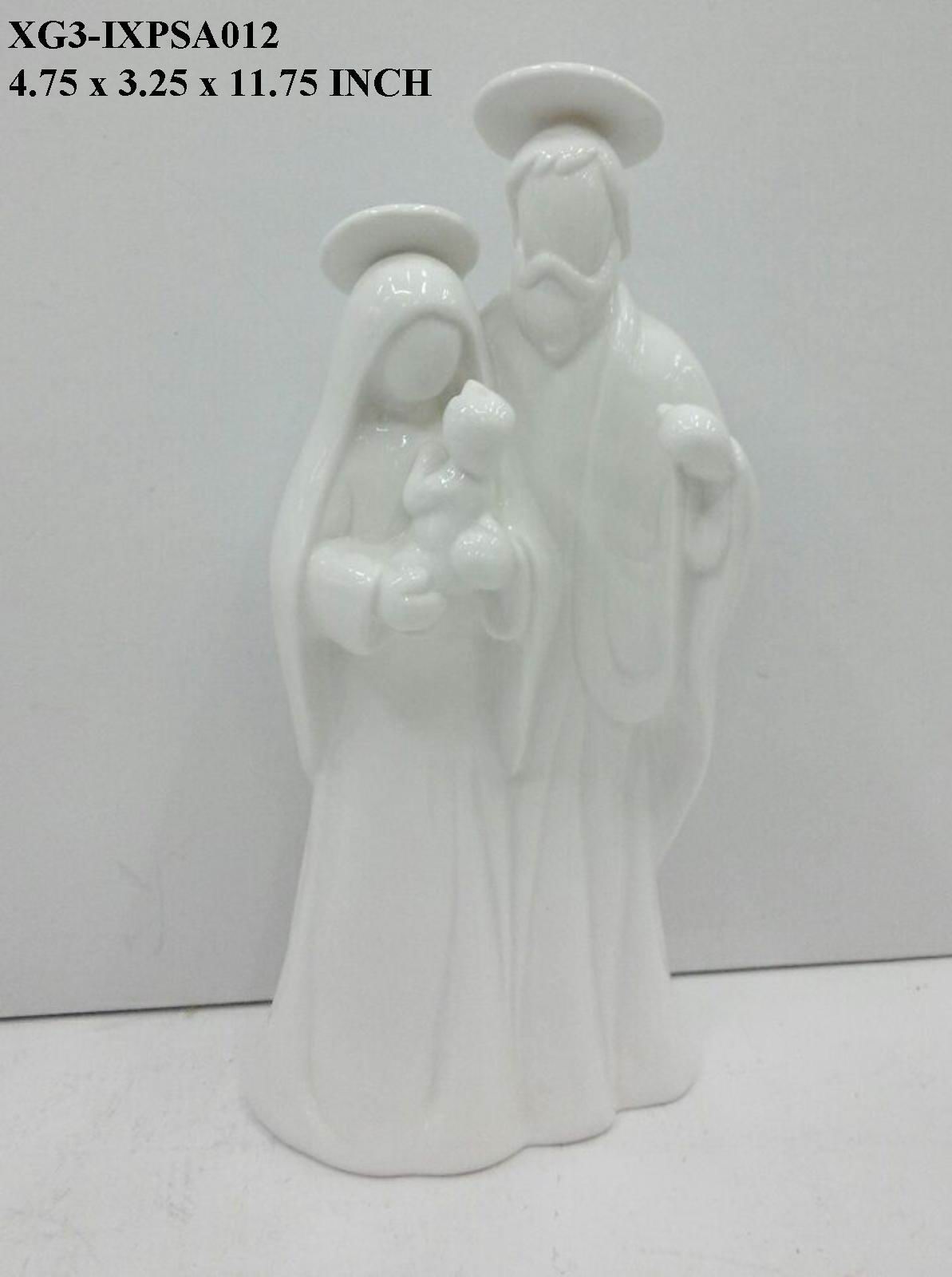11.75"Polyresin Holy Family