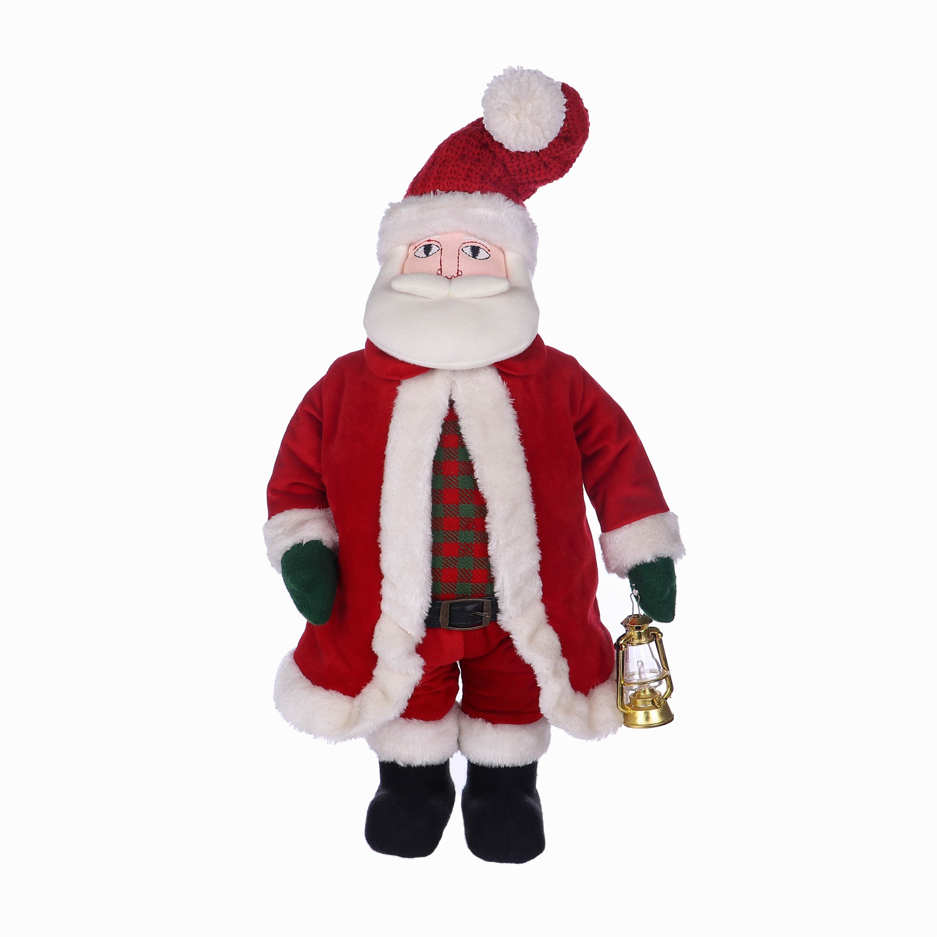 10 X 7 X 26"H SANTA HOLDING LAMP