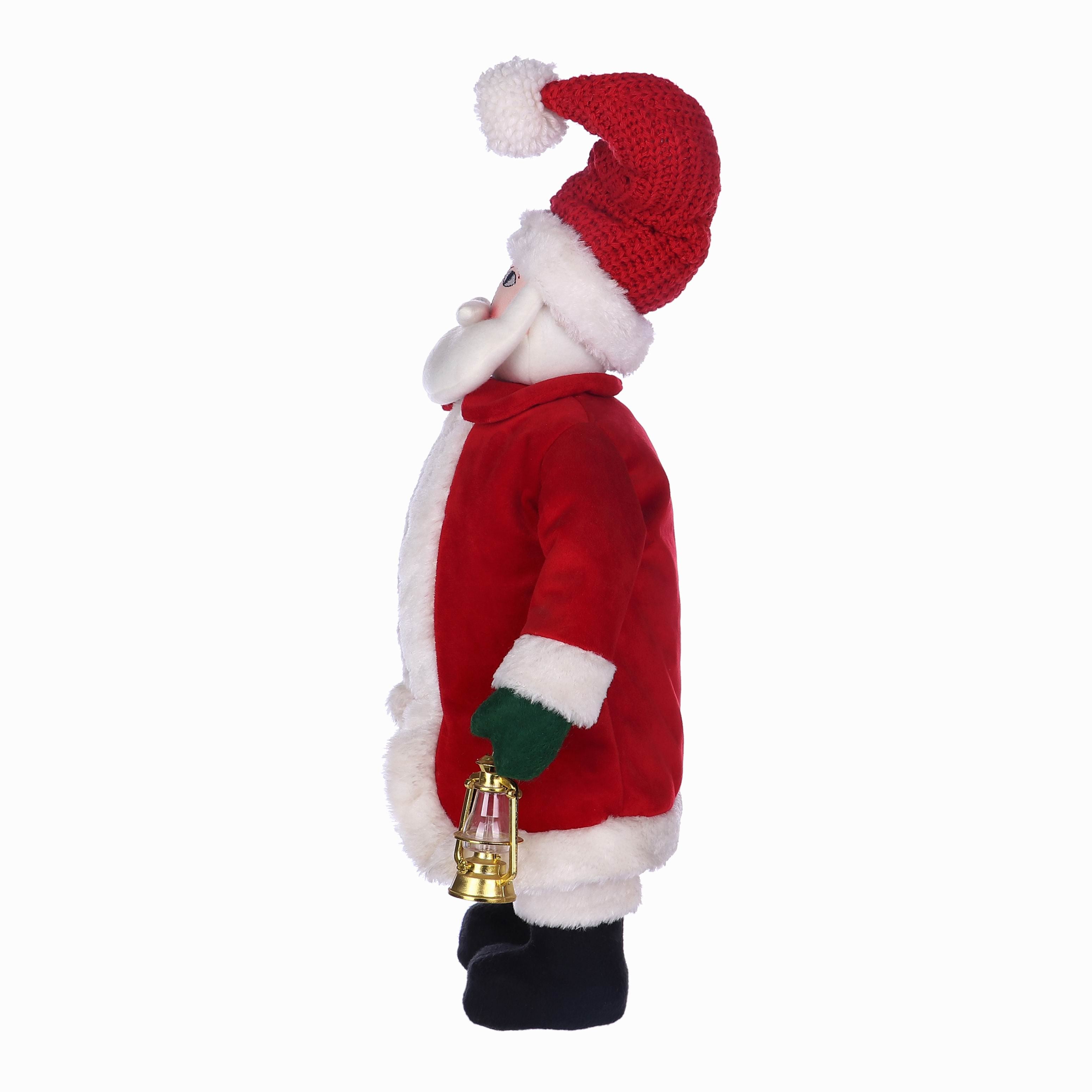 10 X 7 X 26"H SANTA HOLDING LAMP