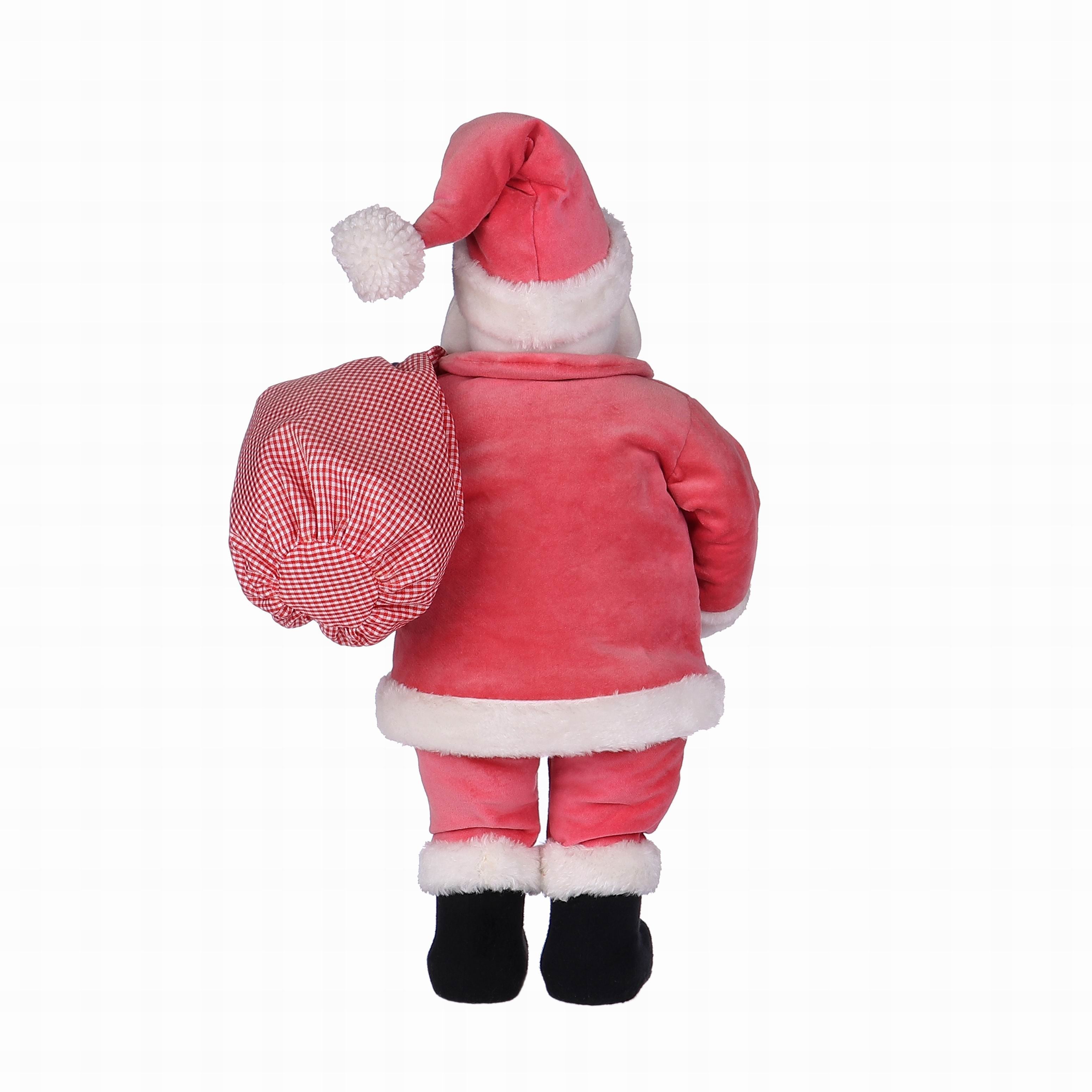12 X 7.5 X 25"H SANTA IN RED W/PACKAGE