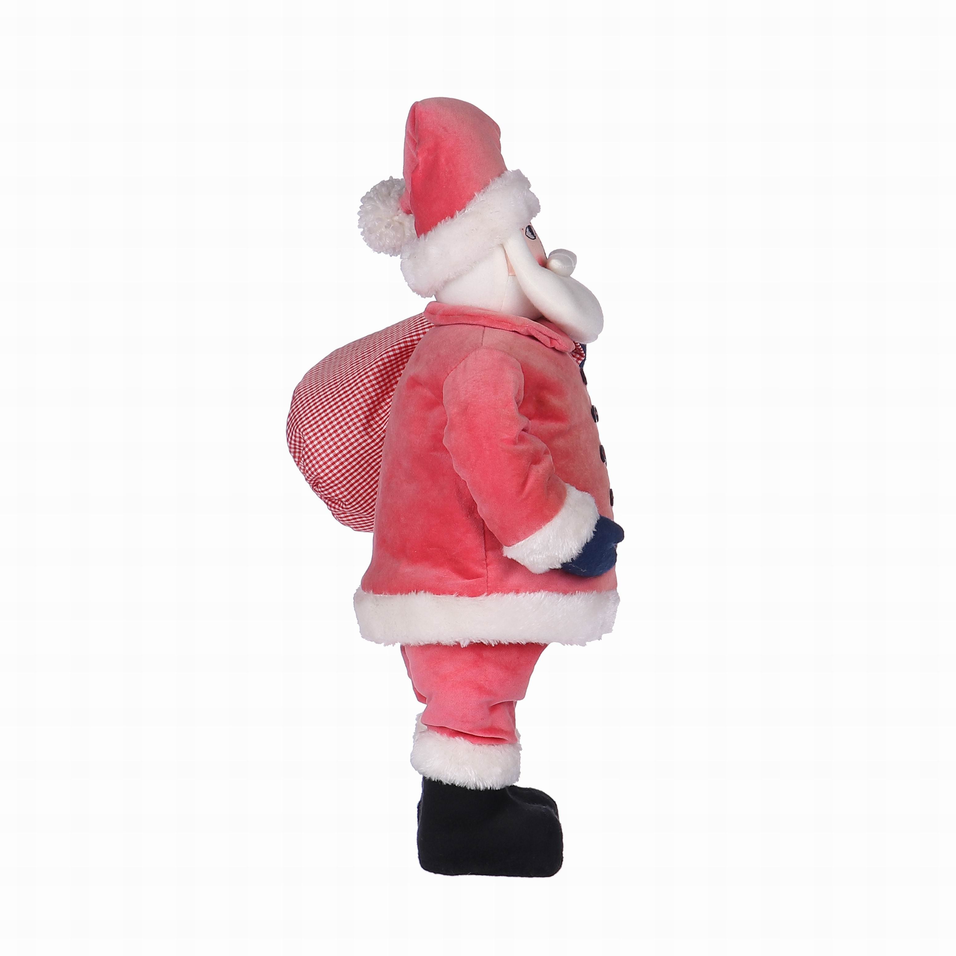 12 X 7.5 X 25"H SANTA IN RED W/PACKAGE