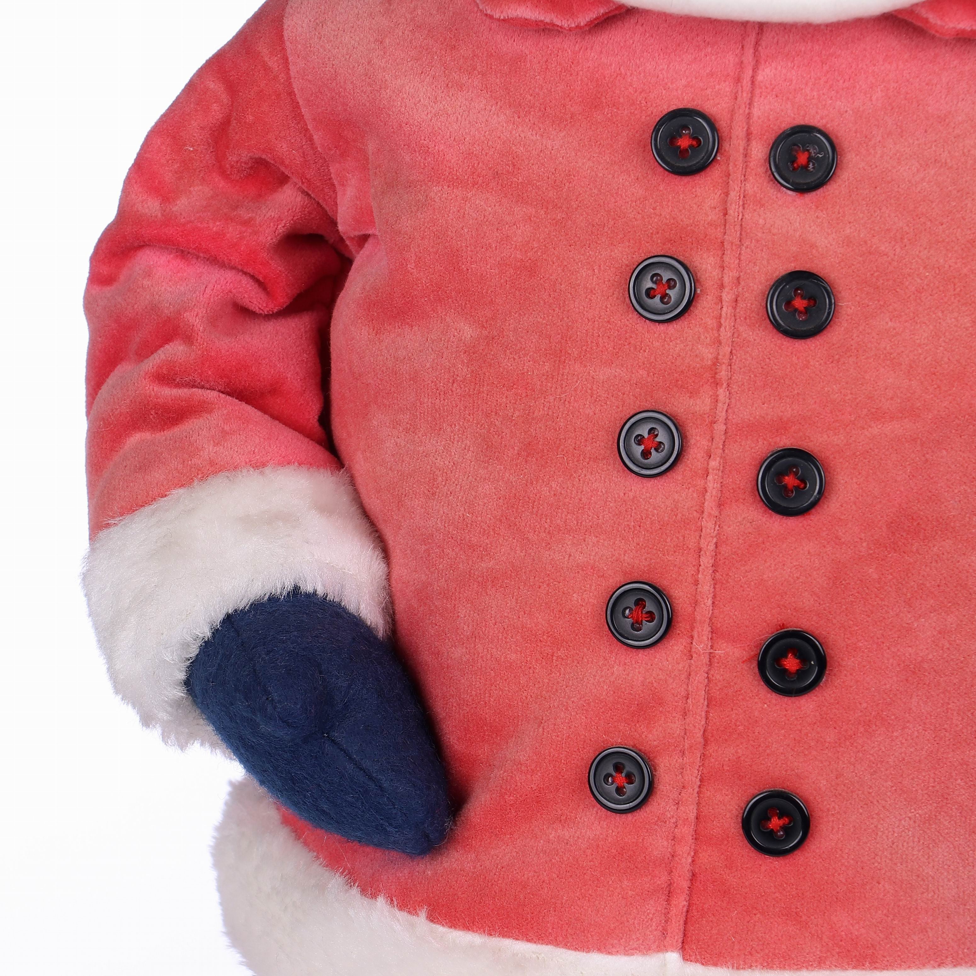 12 X 7.5 X 25"H SANTA IN RED W/PACKAGE