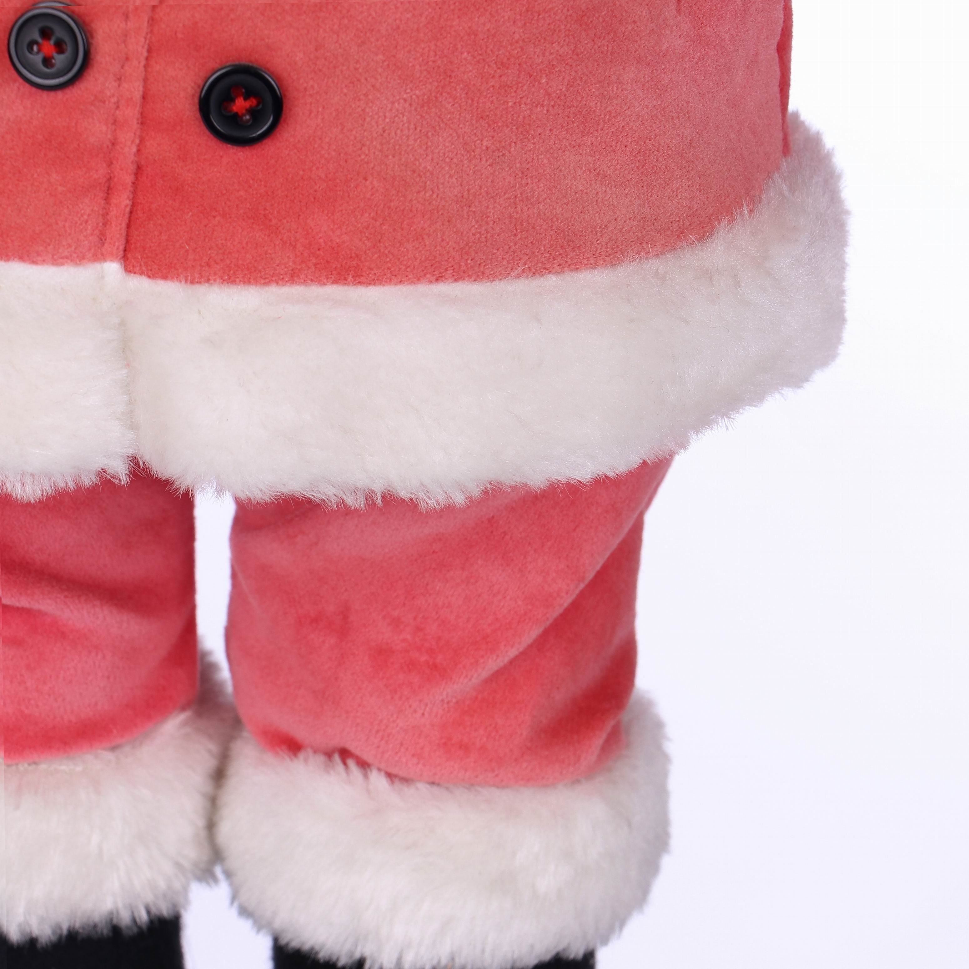 12 X 7.5 X 25"H SANTA IN RED W/PACKAGE