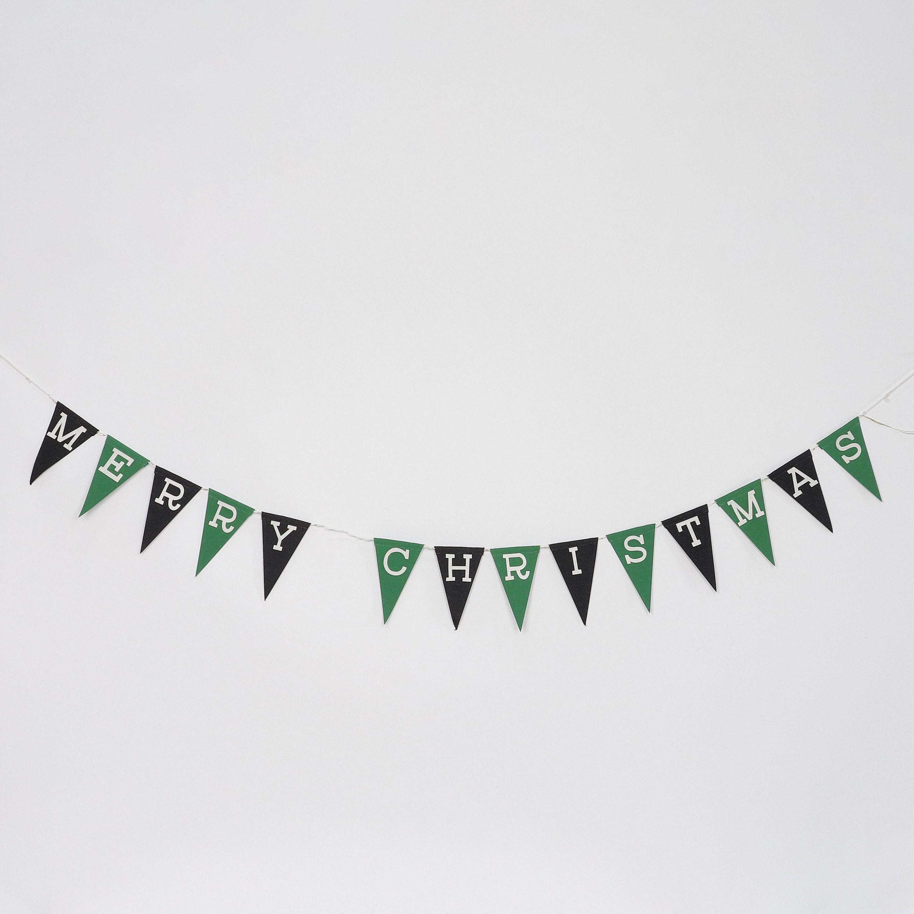 "Merry Christmas" Felt textured garland