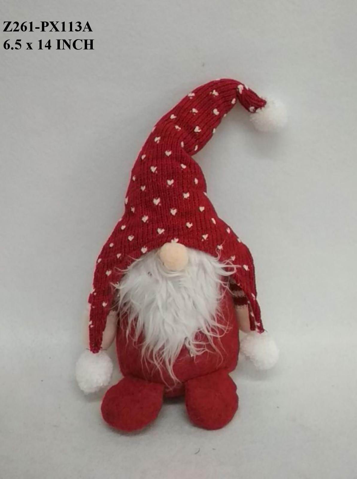 13" Sitting Red Gnome