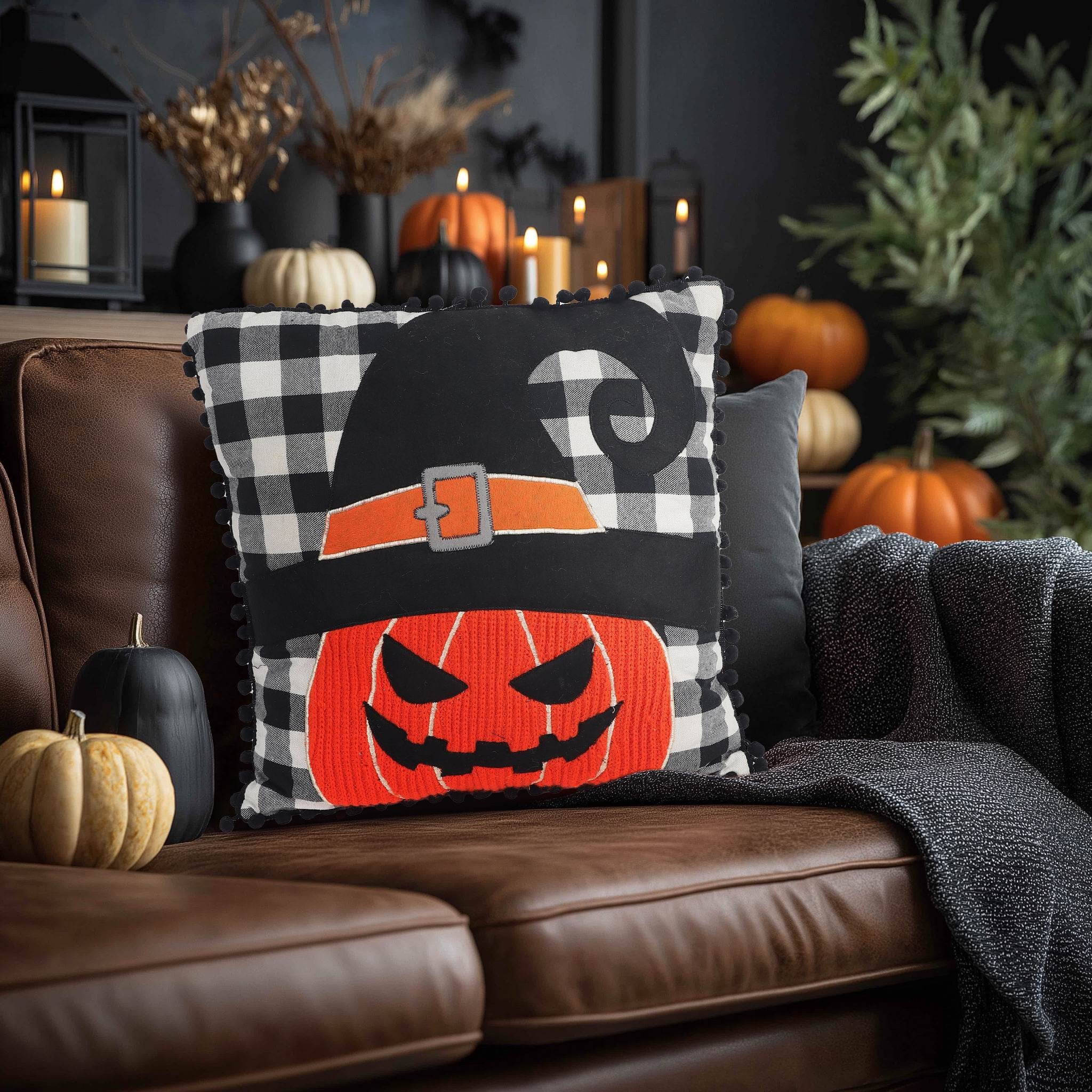 17" Halloween Fabric Pillow