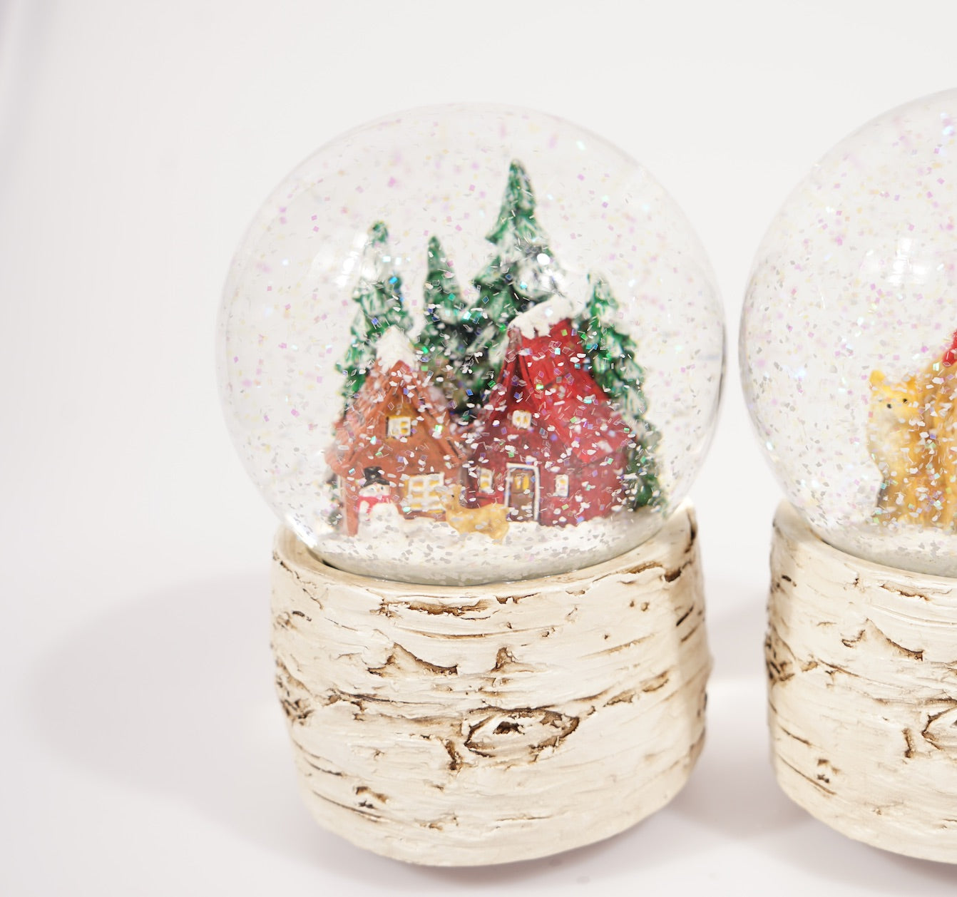 Musical Music Globes - Birch Base