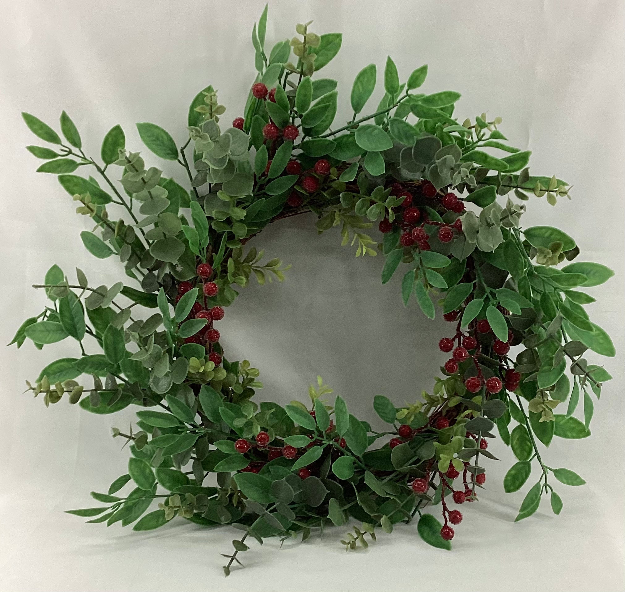 20”dia. Wreath with berries