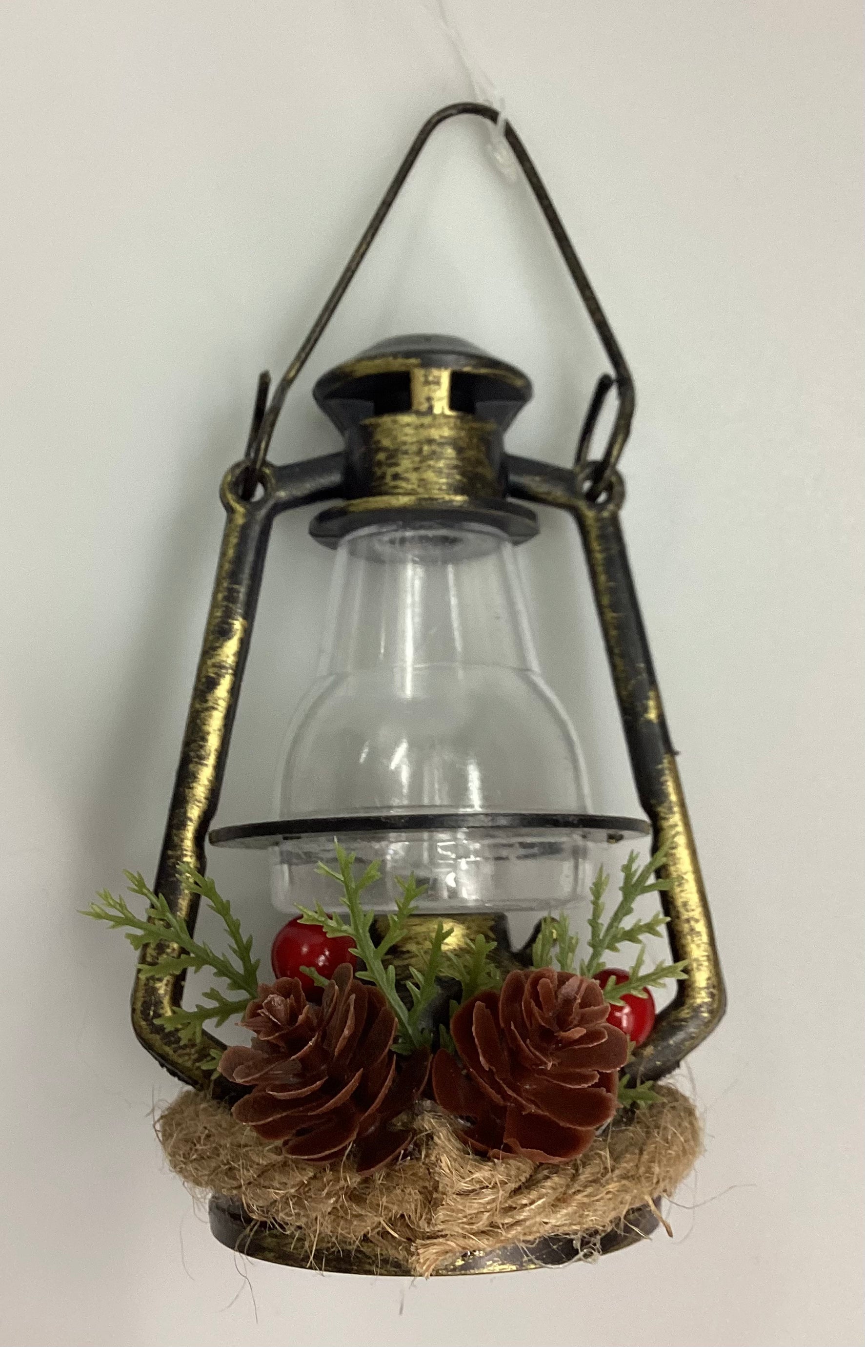 4.5" HT. Light Up Ornament Lantern (2 Styles)