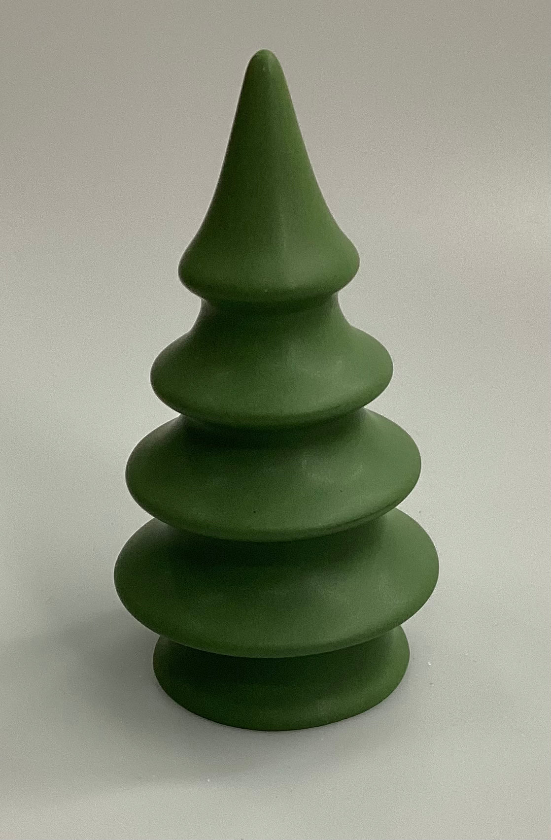 5" HT Small Green Ceramic Tree