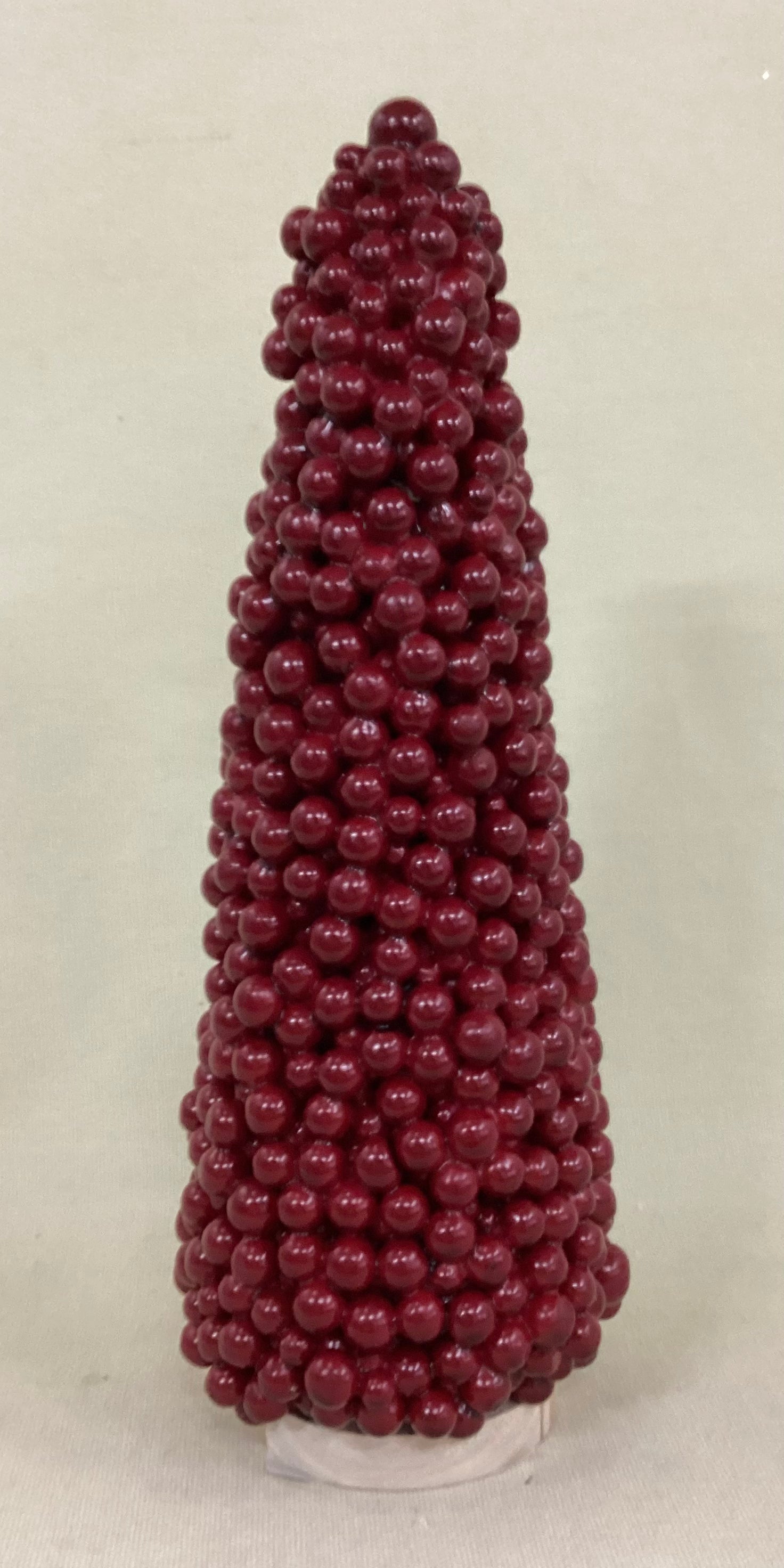 10.5" Red Berry Cone Tree