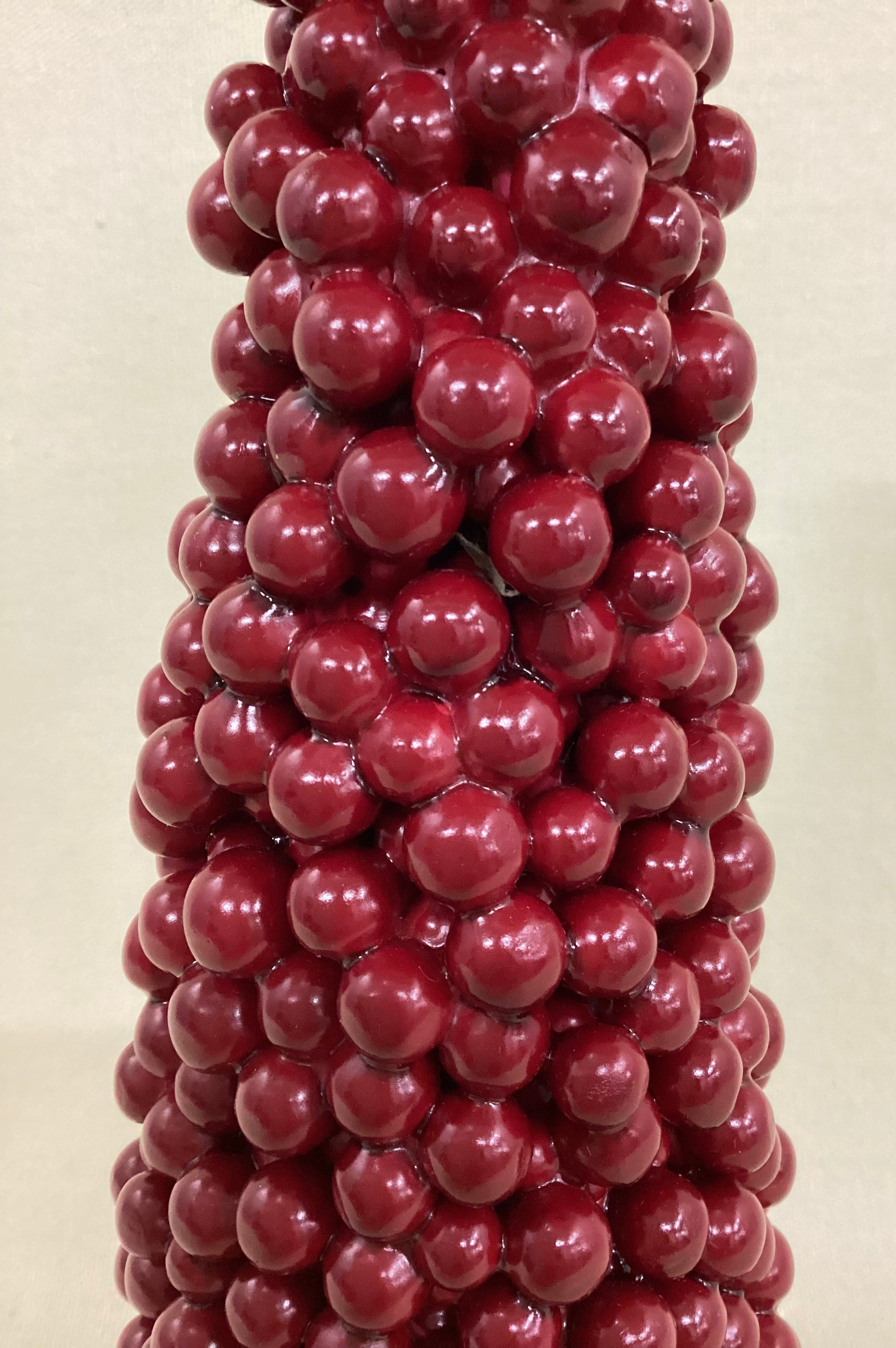 10.5" Red Berry Cone Tree