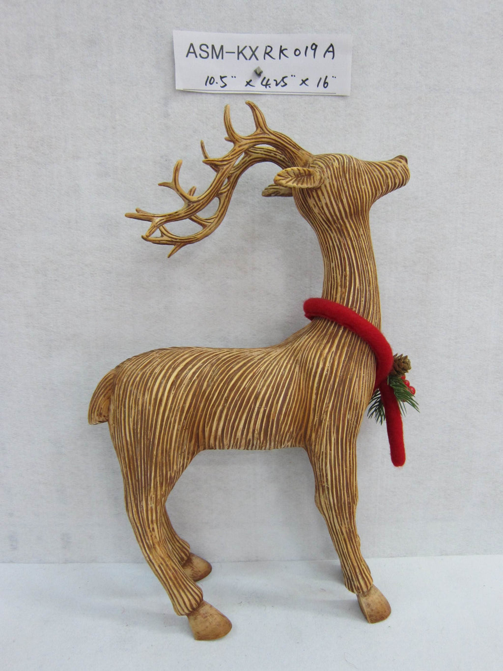16"H. Polyresin Woodland Standing Deer