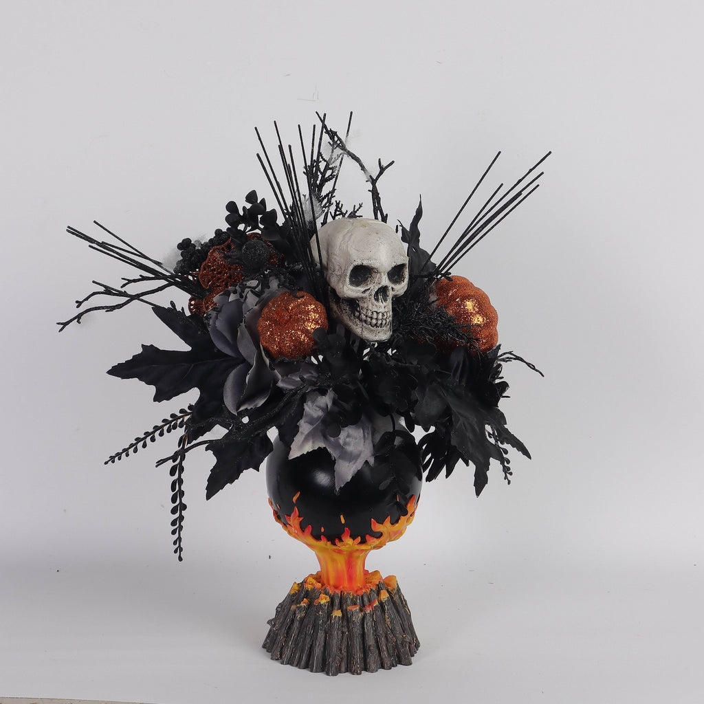 16"H. Halloween Table Top Floral Arrangement