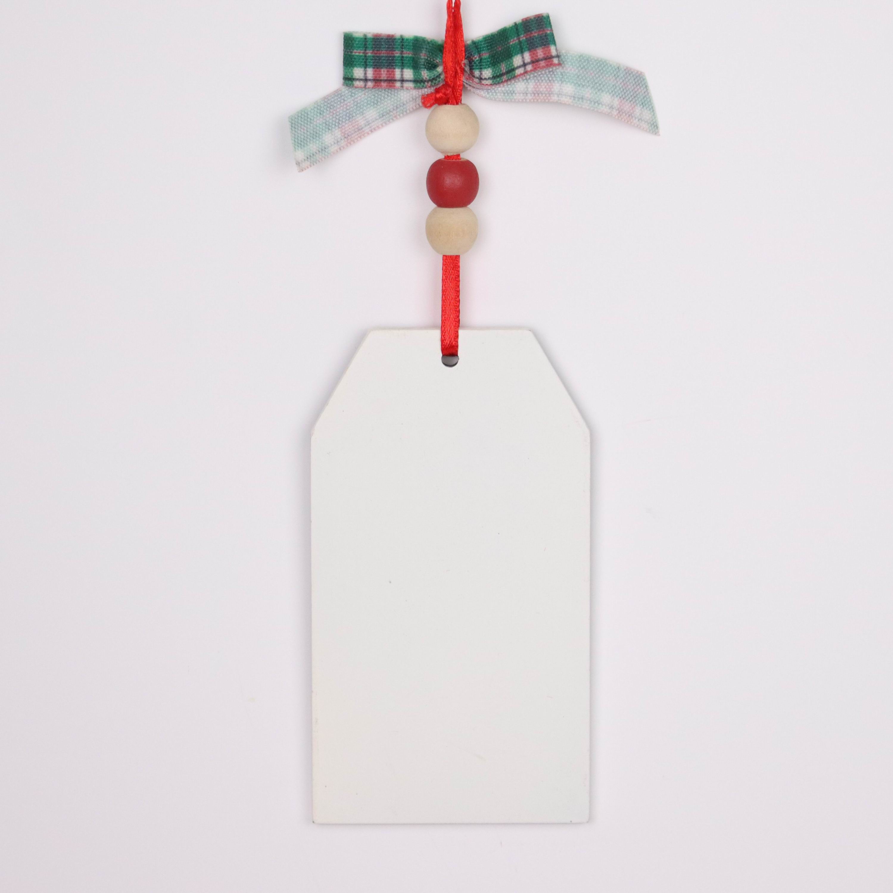 "Hope" tag ornament