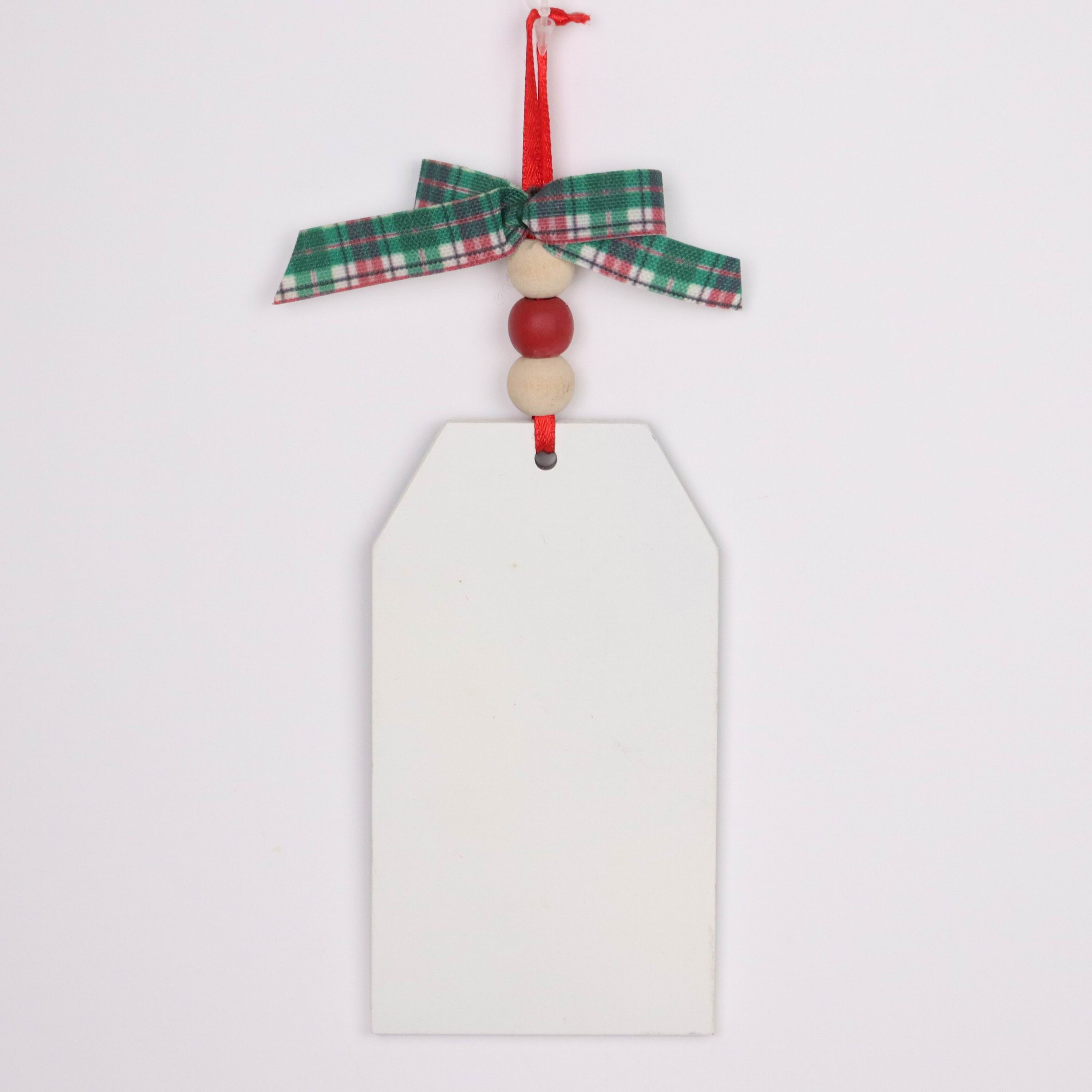 "Joy" tag ornament